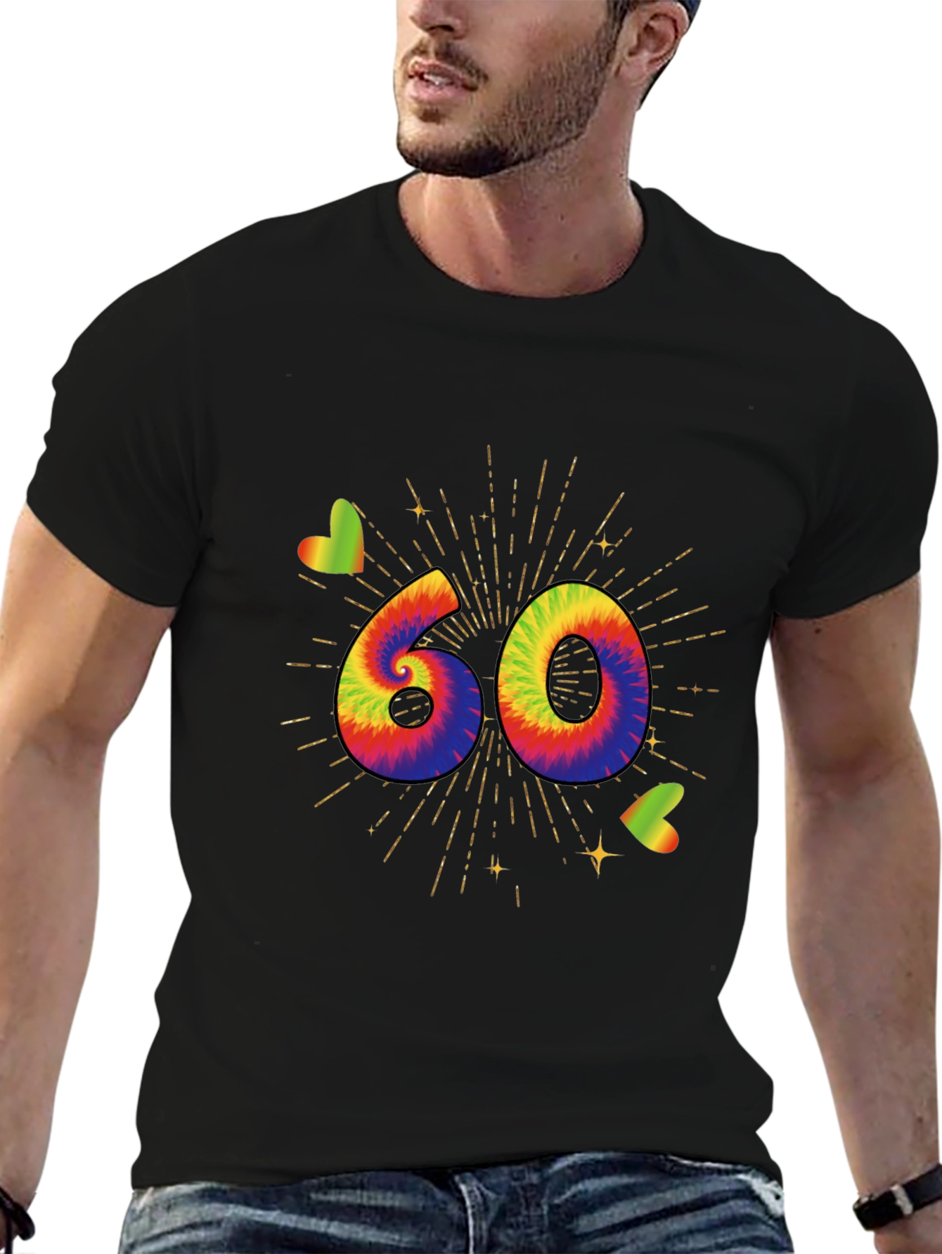 Tie Dye 60th Birthday T-Shirt