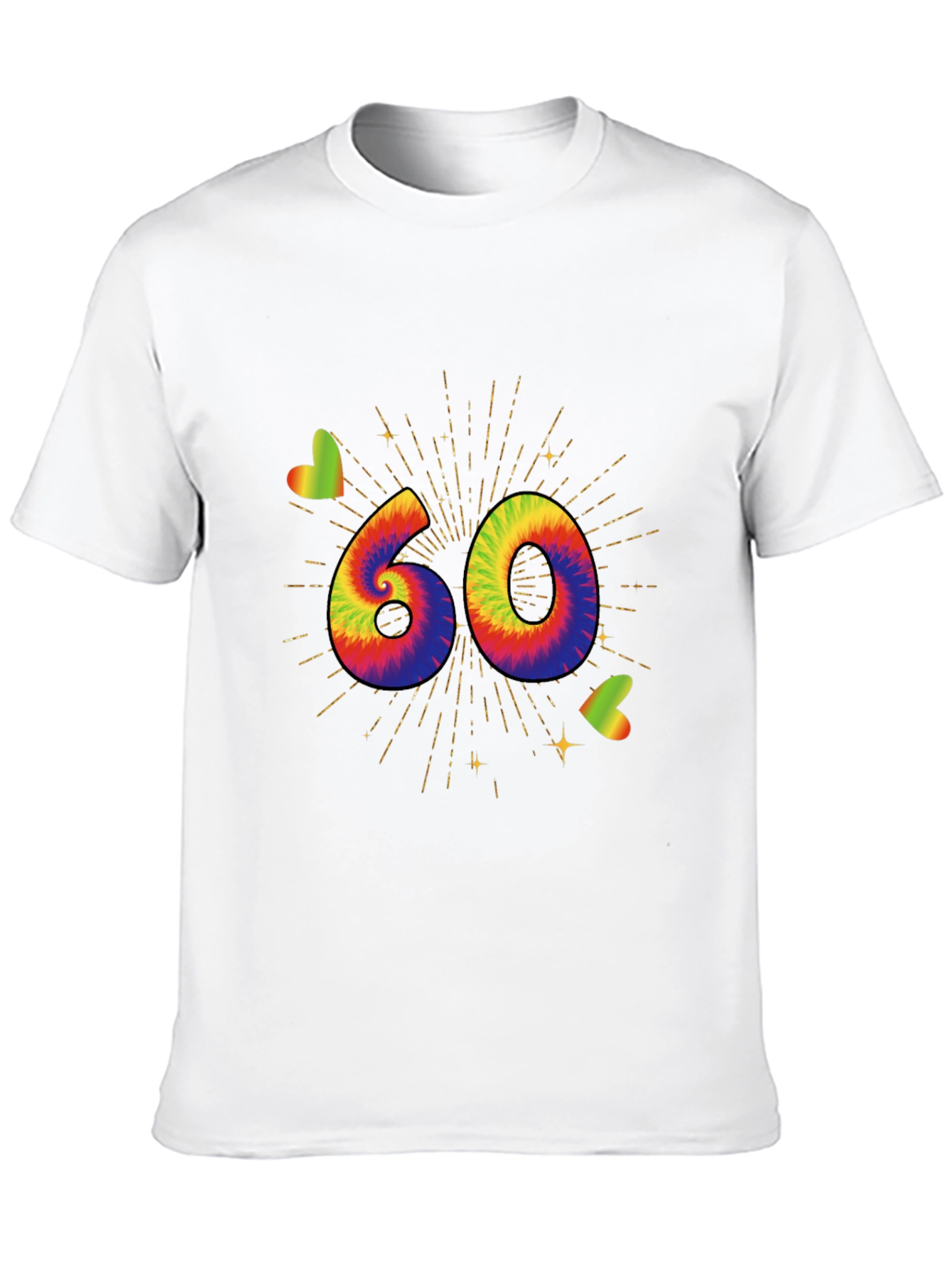 Tie Dye 60th Birthday T-Shirt