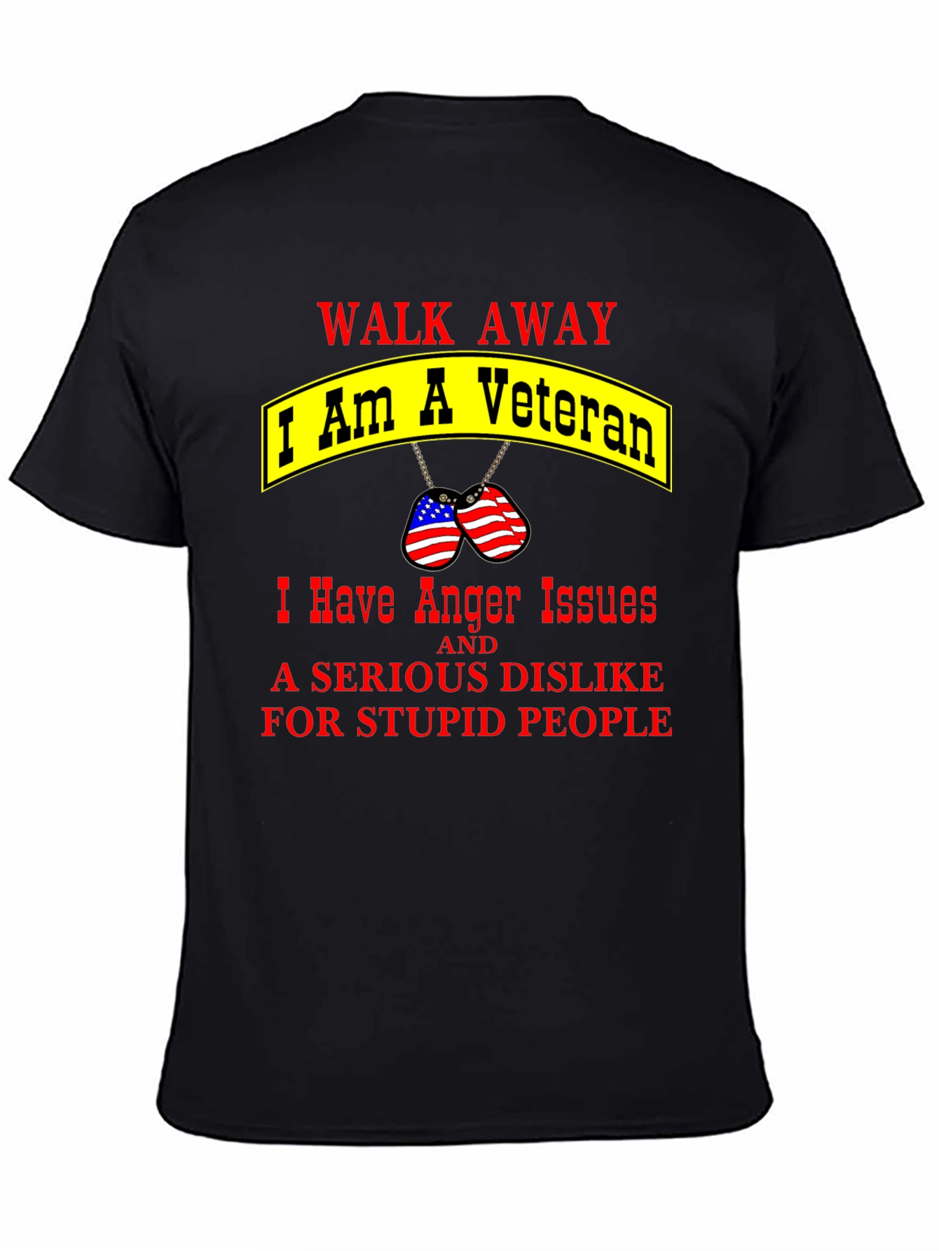 Walk Away Veteran Graphic T-Shirt