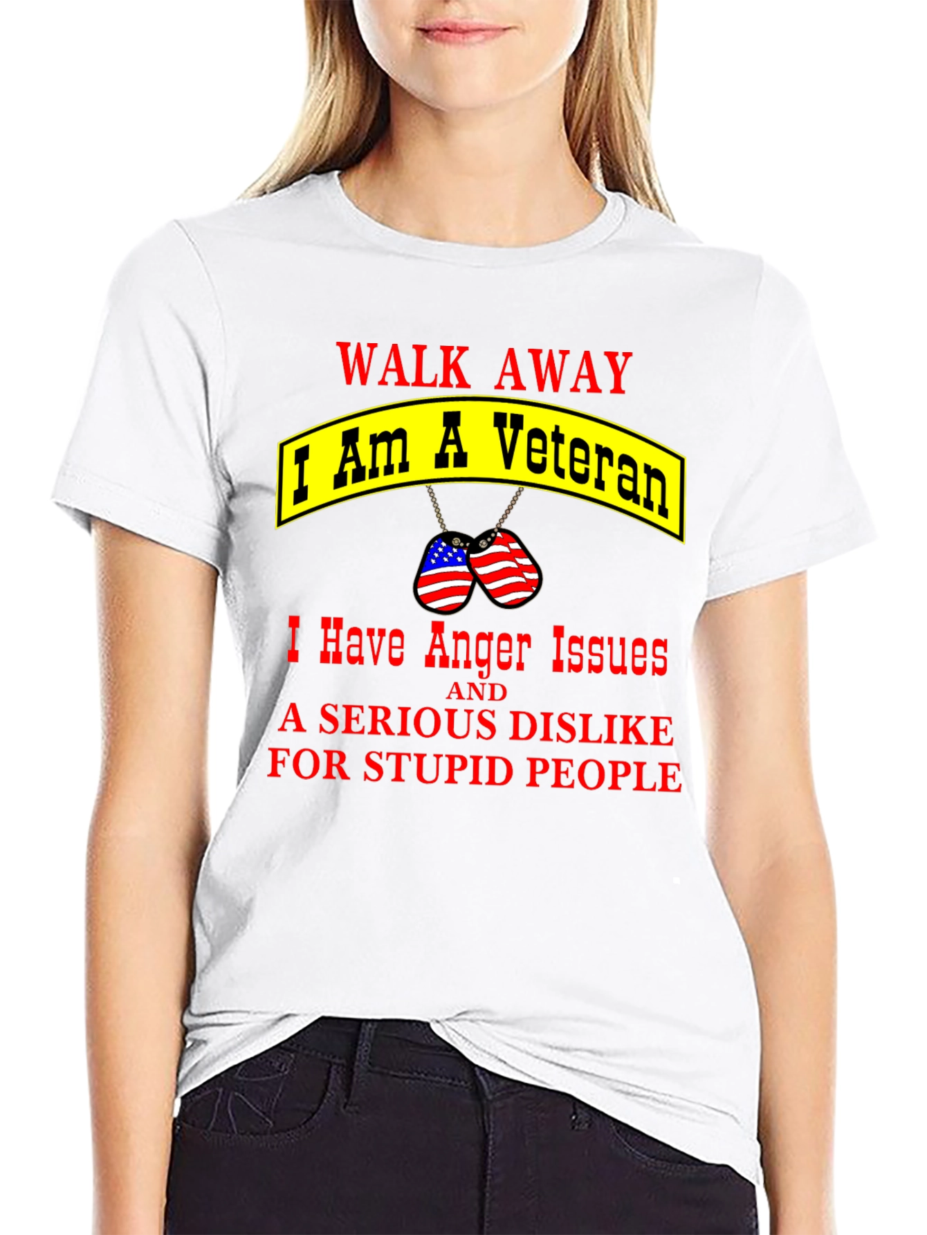 Walk Away Veteran Graphic T-Shirt