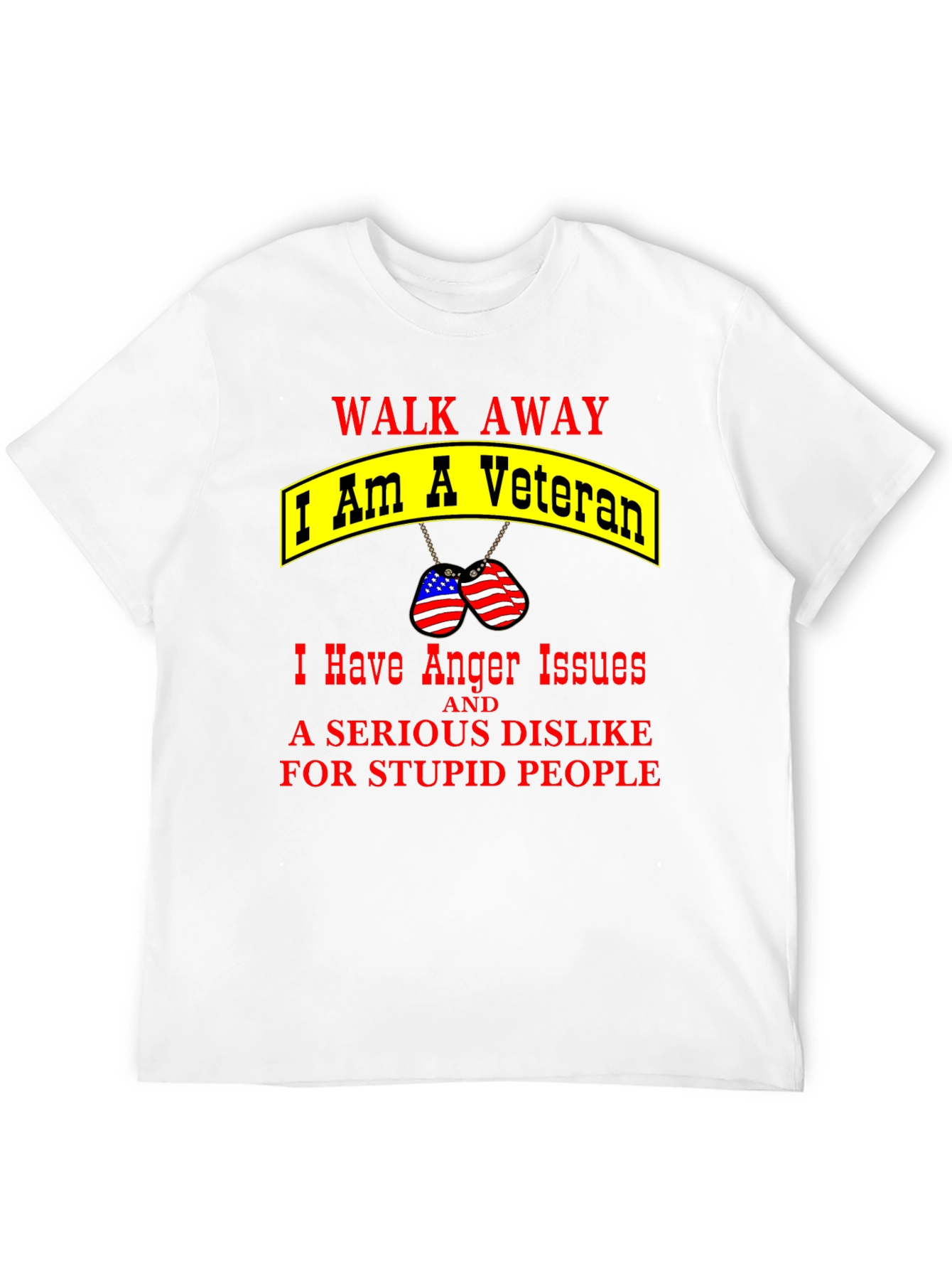 Walk Away Veteran Graphic T-Shirt