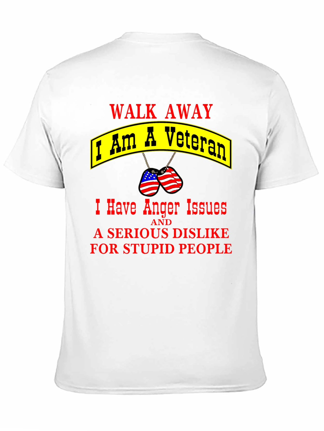 Walk Away Veteran Graphic T-Shirt