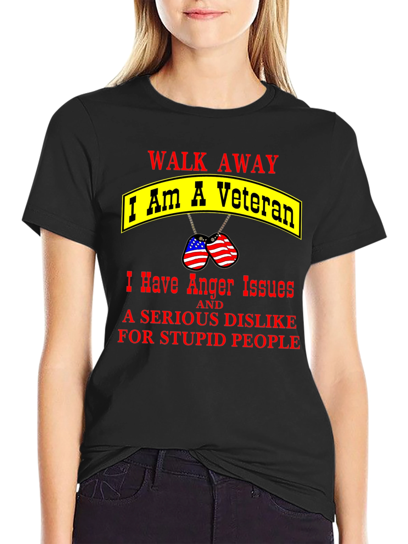 Walk Away Veteran Graphic T-Shirt