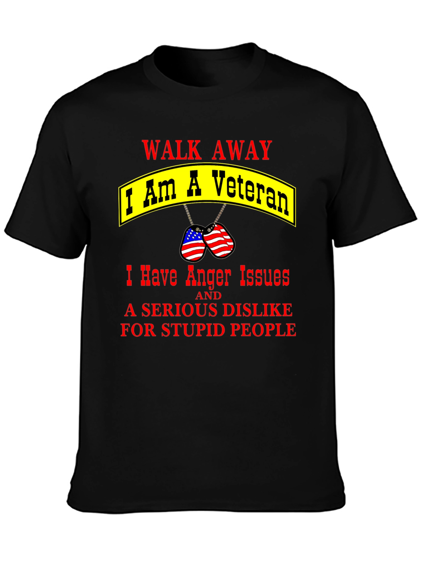 Walk Away Veteran Graphic T-Shirt