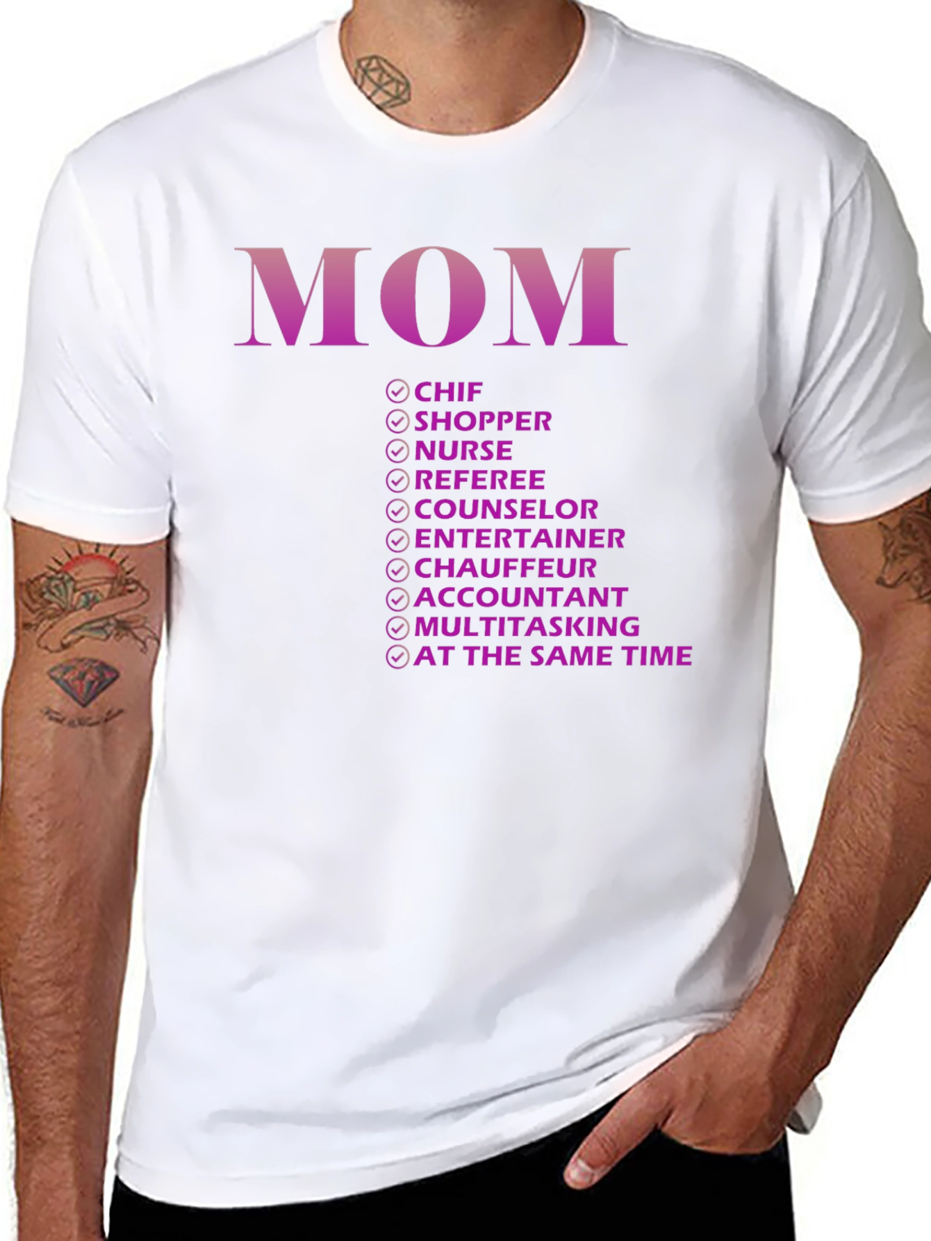 Funny Mom T-Shirt - Multitasking Extraordinaire!