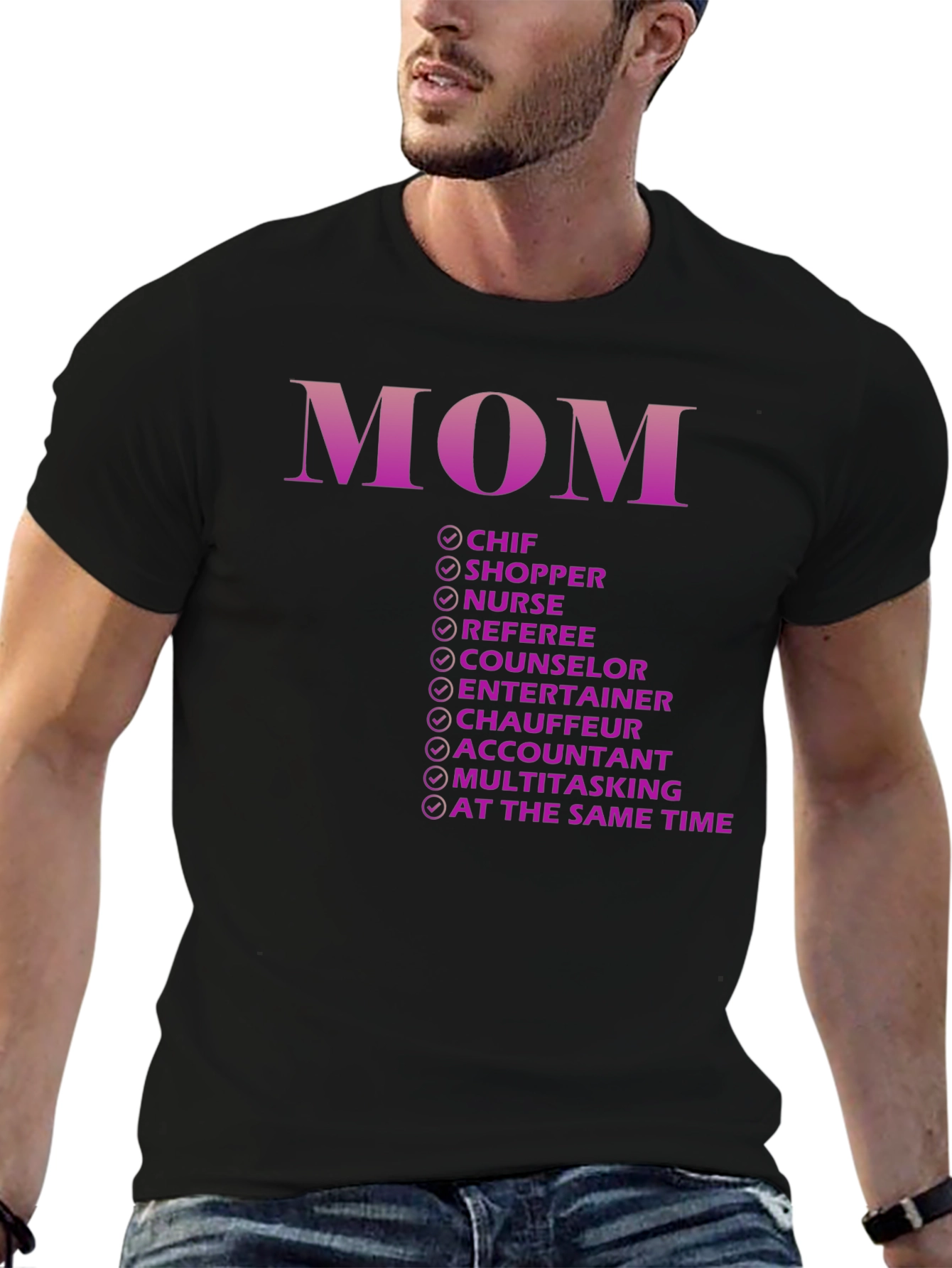 Funny Mom T-Shirt - Multitasking Extraordinaire!