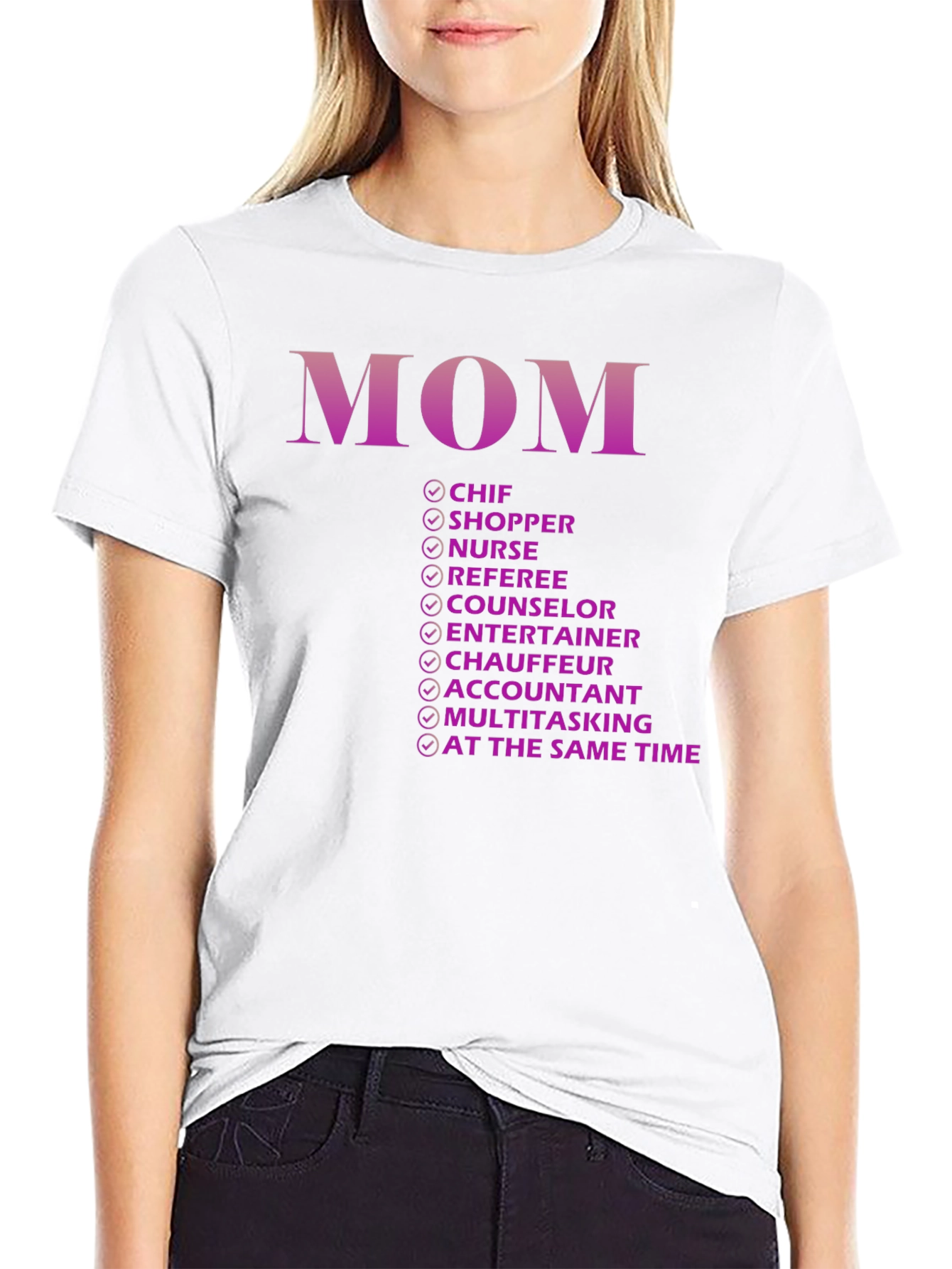 Funny Mom T-Shirt - Multitasking Extraordinaire!
