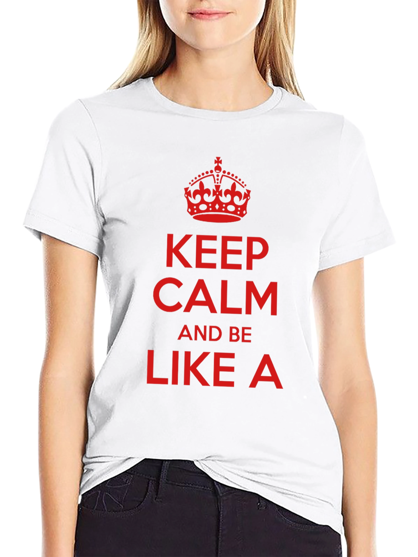 Keep Calm T-Shirt - Crown Graphic Tee