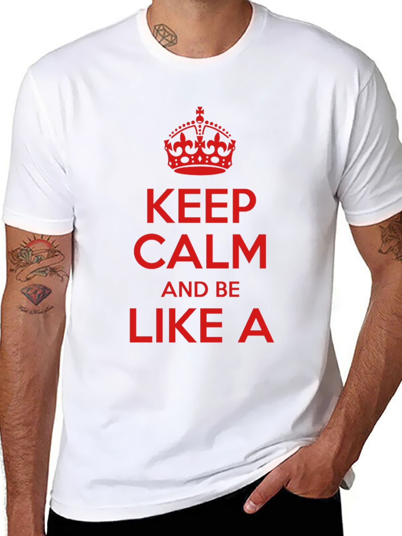 Keep Calm T-Shirt - Crown Graphic Tee