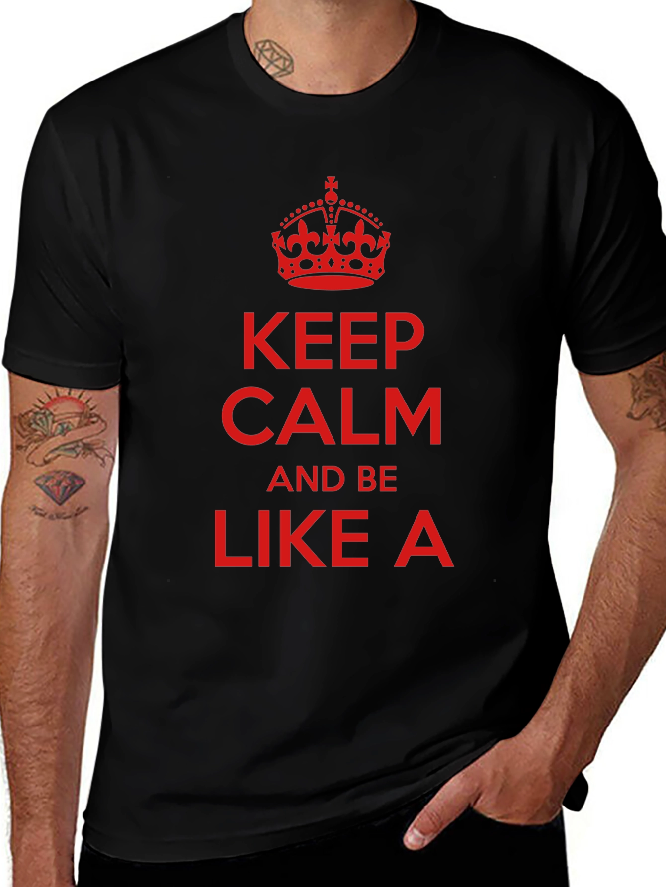 Keep Calm T-Shirt - Crown Graphic Tee