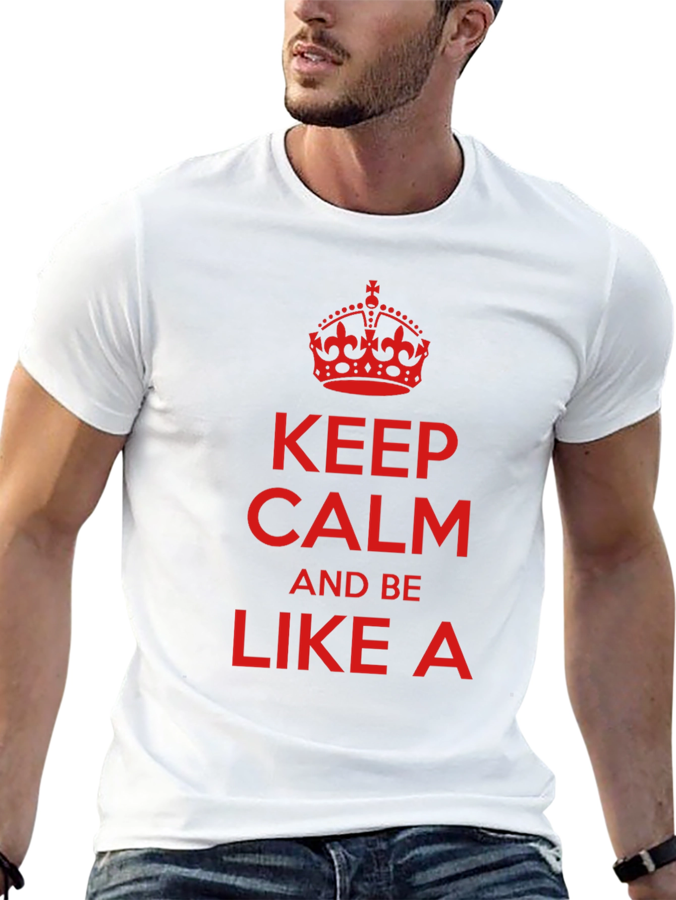 Keep Calm T-Shirt - Crown Graphic Tee