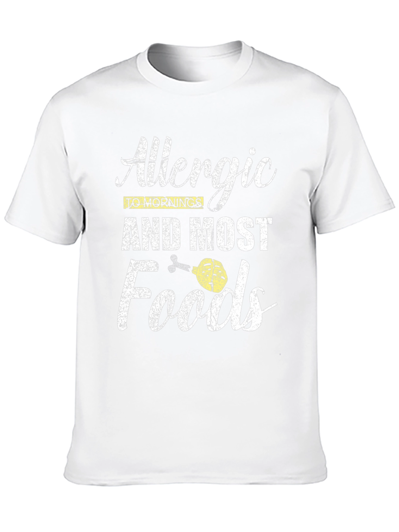Allergic to Mornings and Most Foods T-Shirt