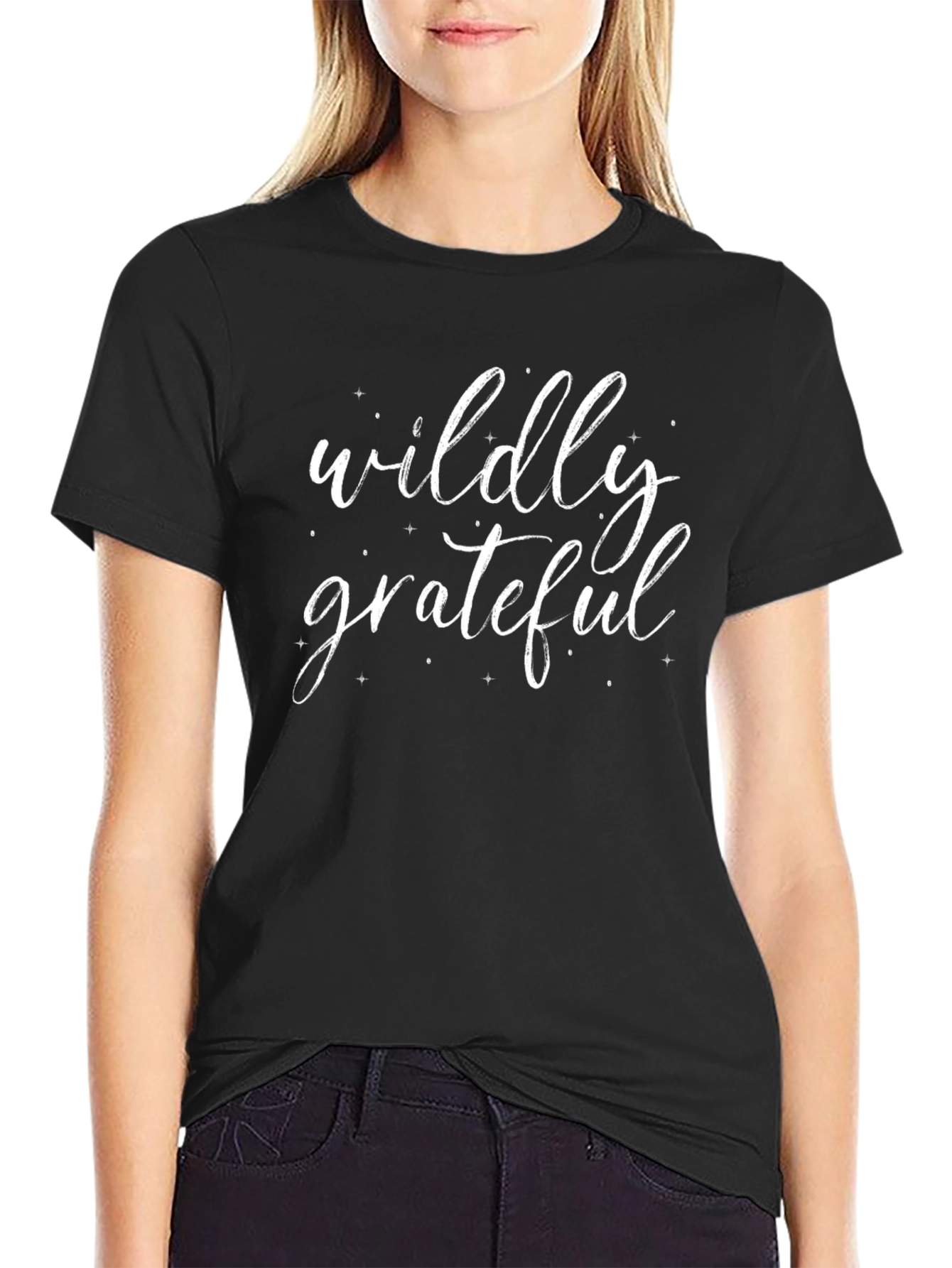 Wildly Grateful Graphic Tee - Soft Cotton T-Shirt