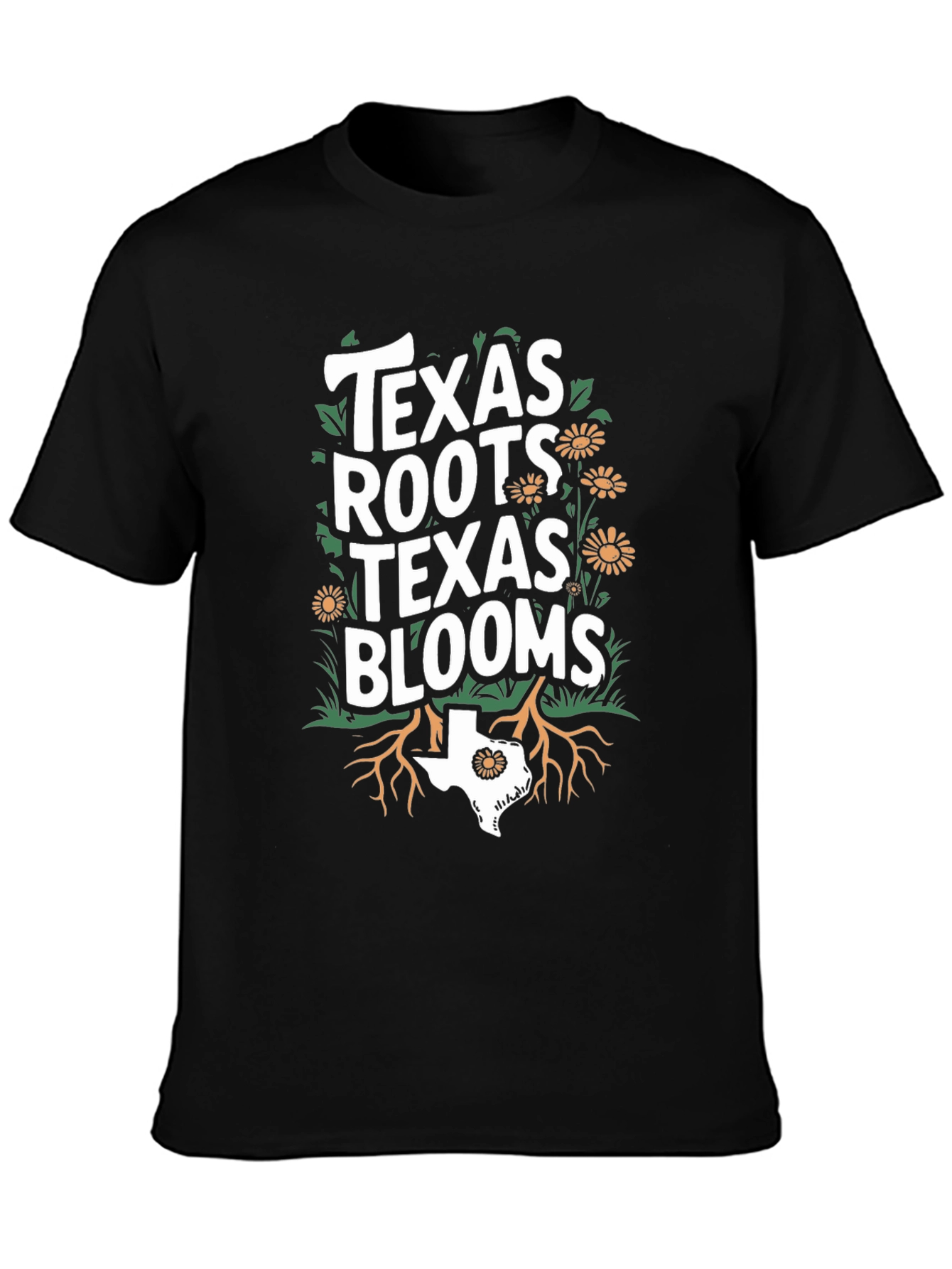 Texas Roots Blooms Graphic Tee