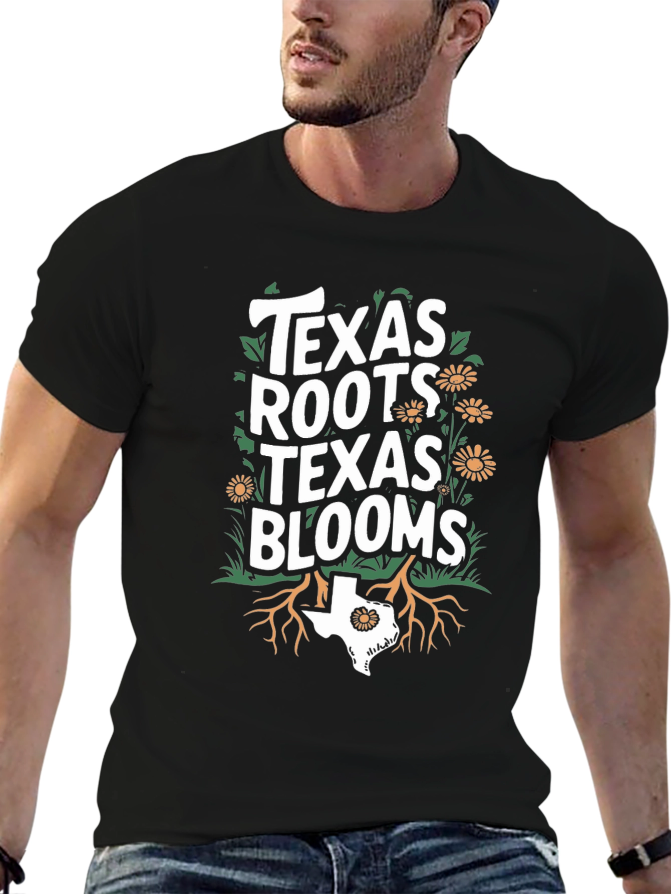 Texas Roots Blooms Graphic Tee