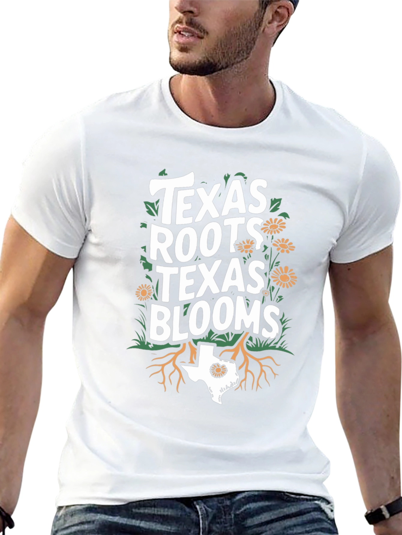 Texas Roots Blooms Graphic Tee