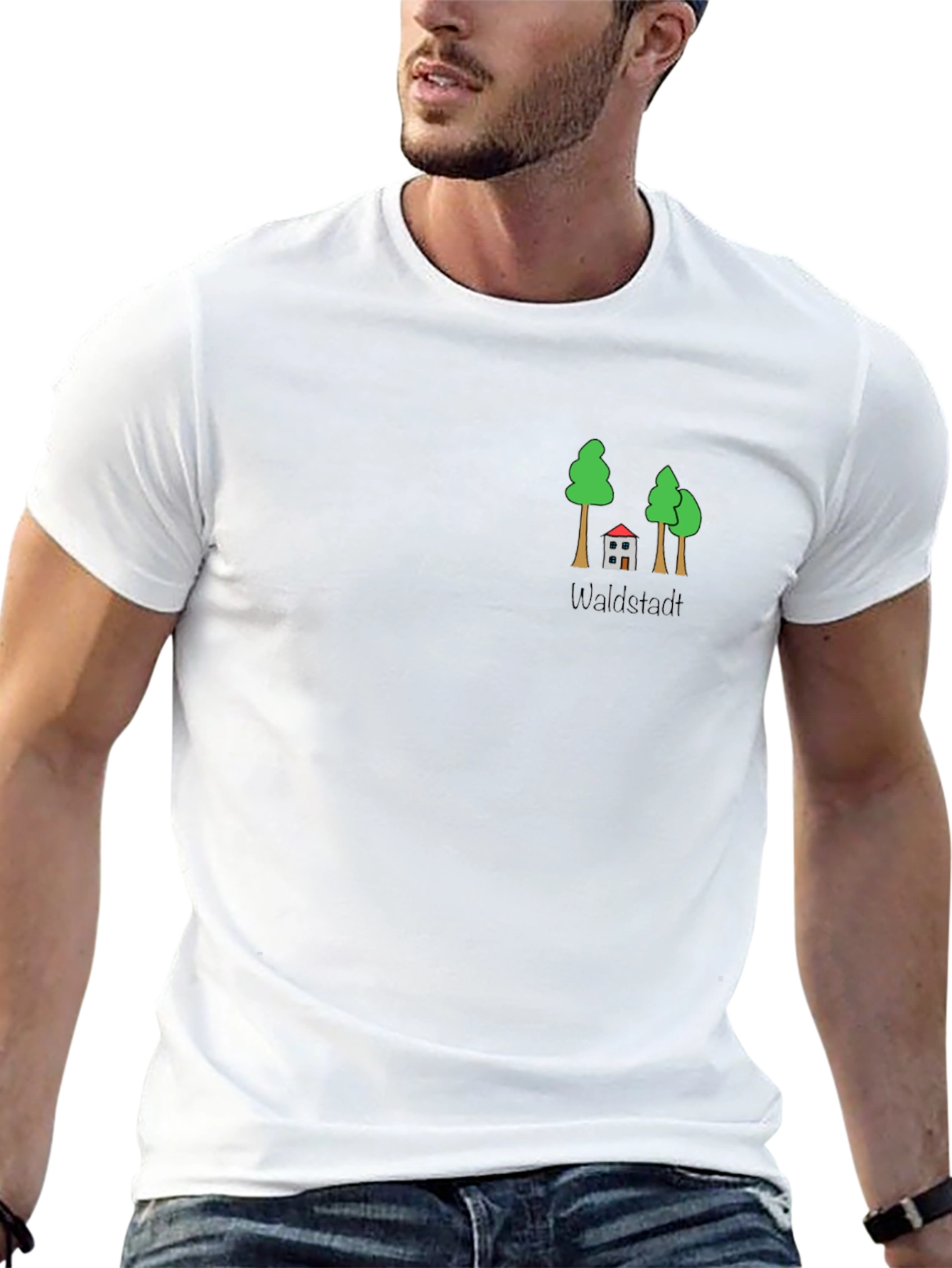 Waldstadt T-Shirt: Forest Town Graphic Tee