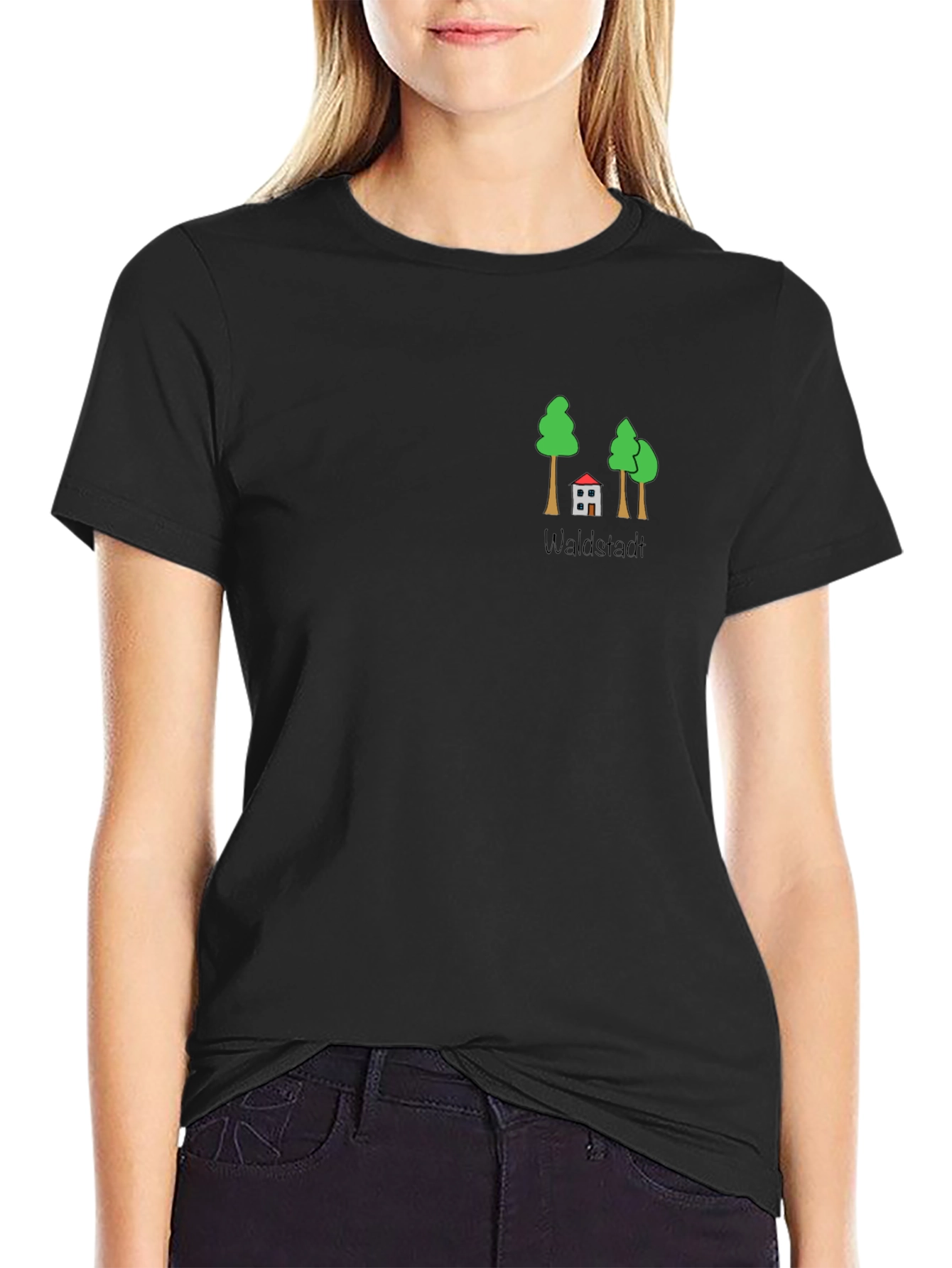 Waldstadt T-Shirt: Forest Town Graphic Tee
