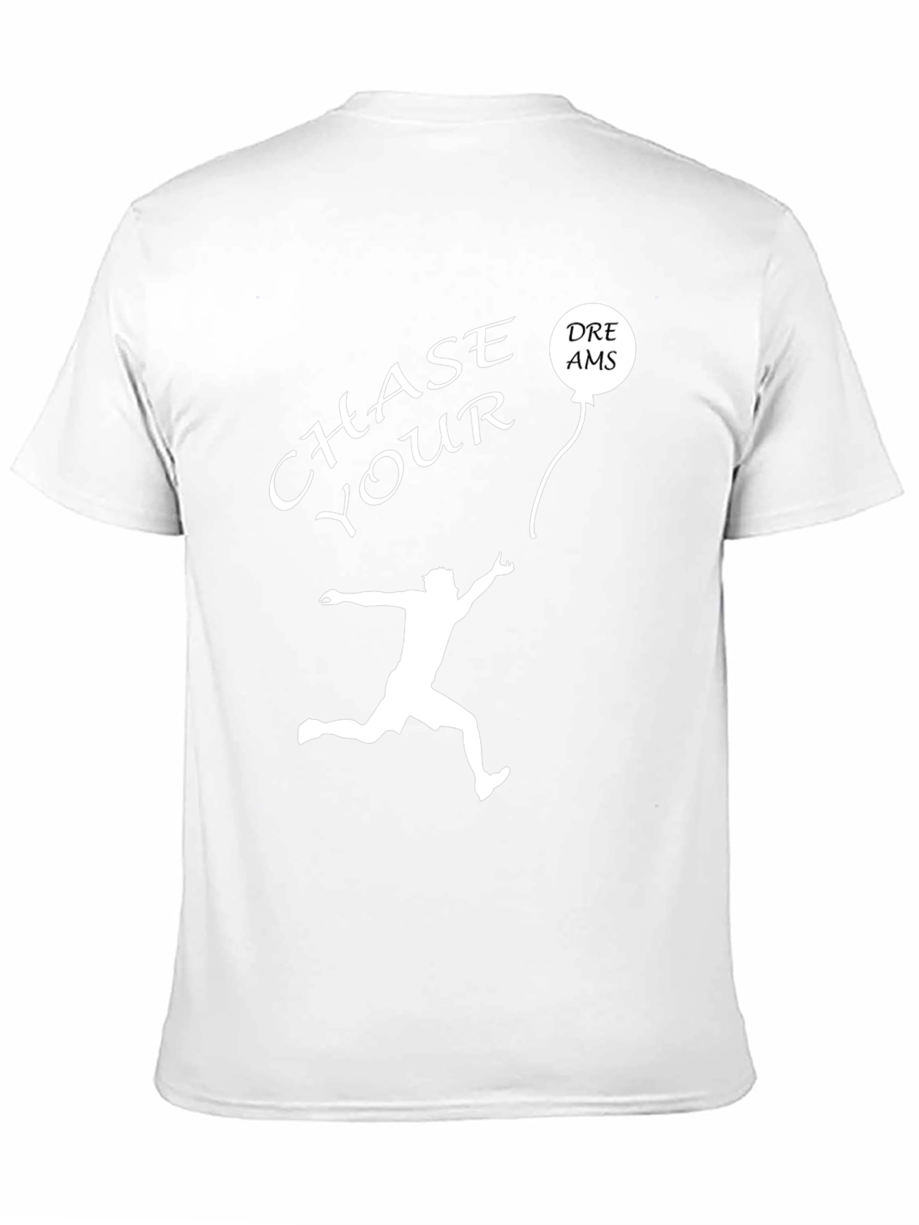 Chase Your Dreams Graphic Tee - Inspiring Black T-Shirt