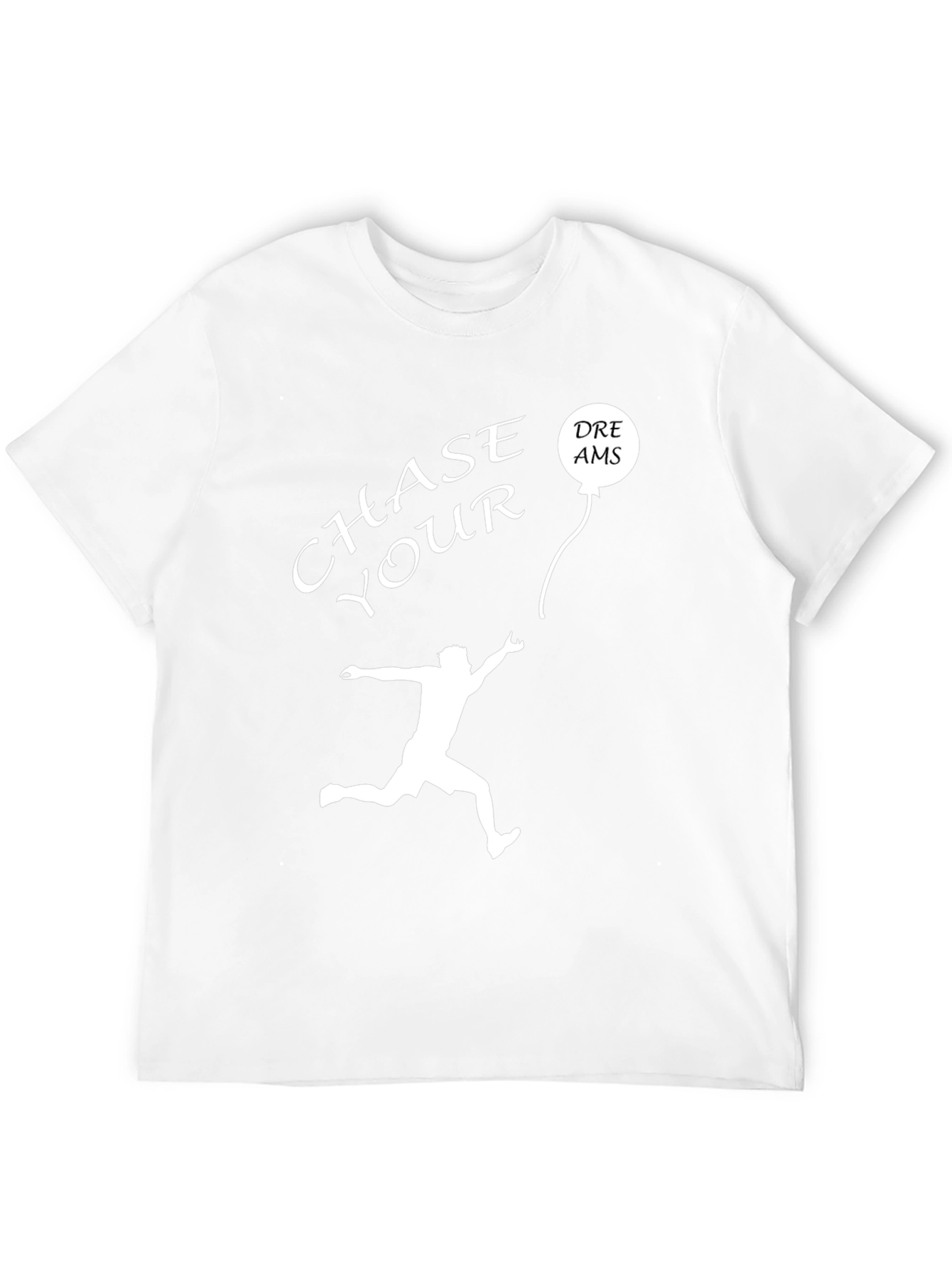 Chase Your Dreams Graphic Tee - Inspiring Black T-Shirt