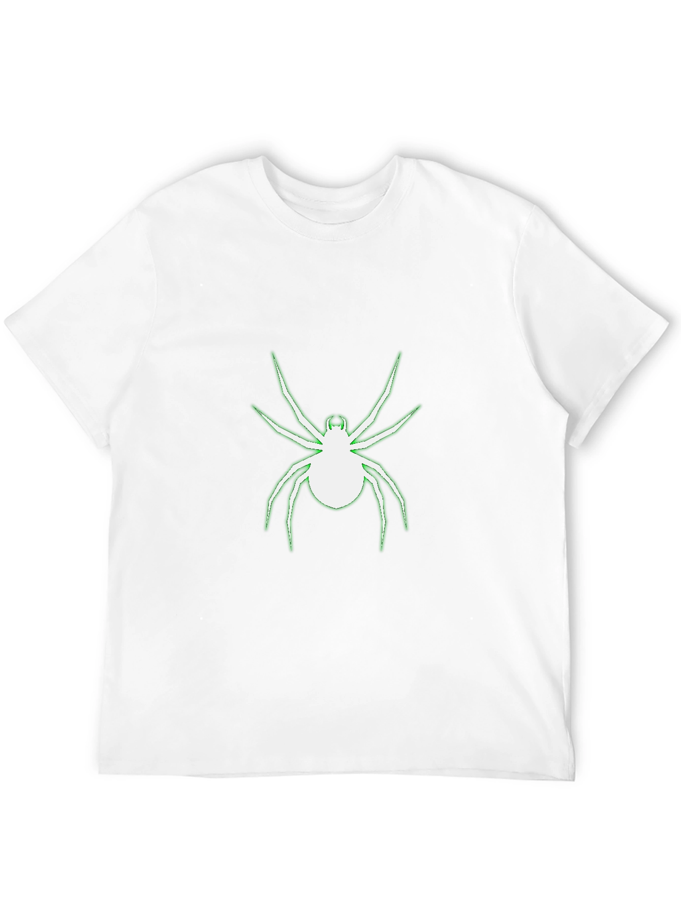 Glow Spider Graphic Black T-Shirt