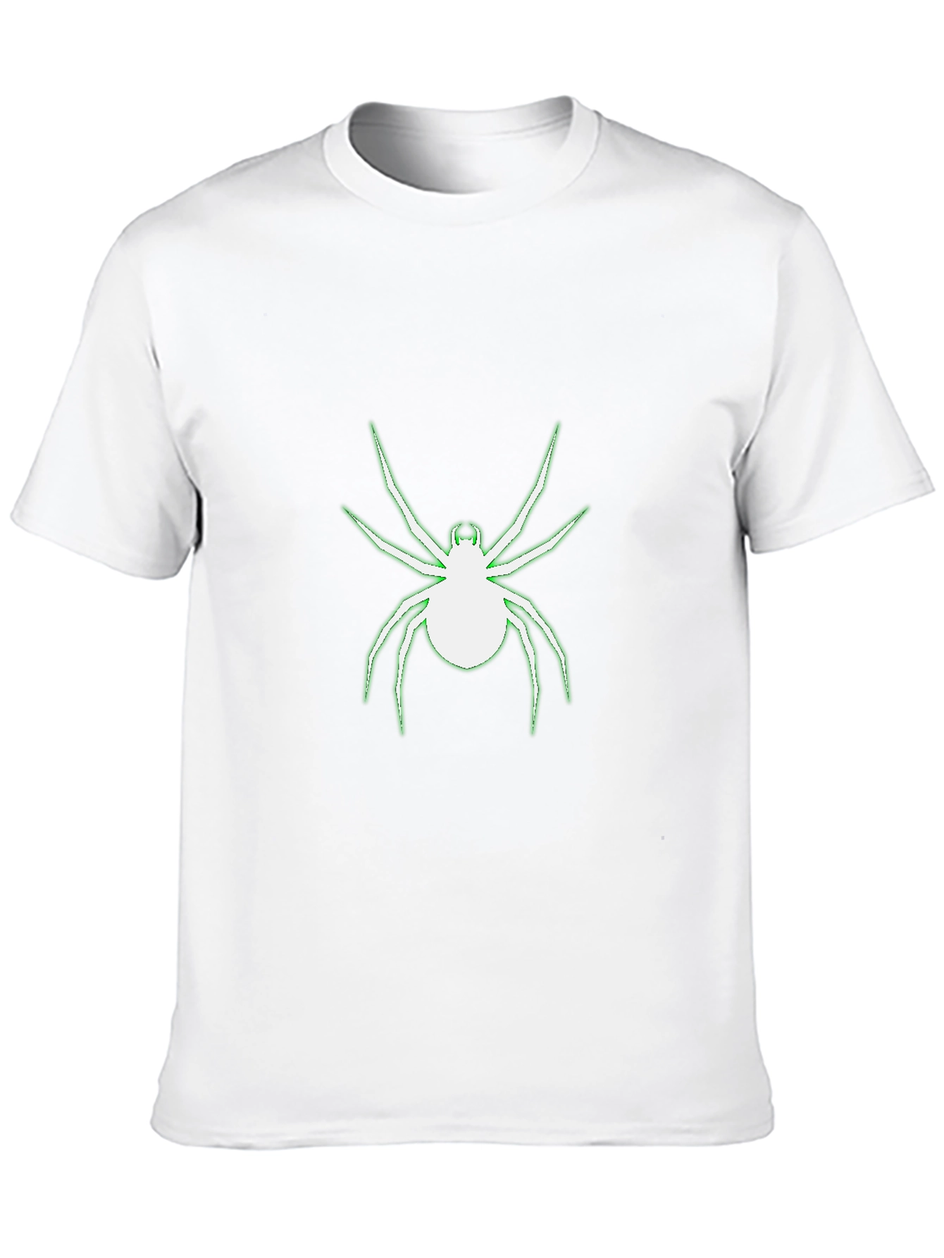 Glow Spider Graphic Black T-Shirt