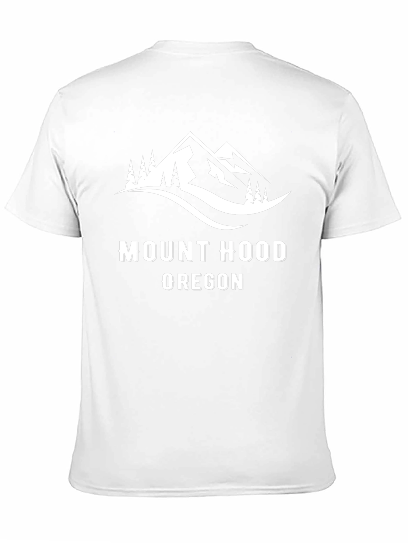 Mount Hood Oregon Graphic Tee - Black