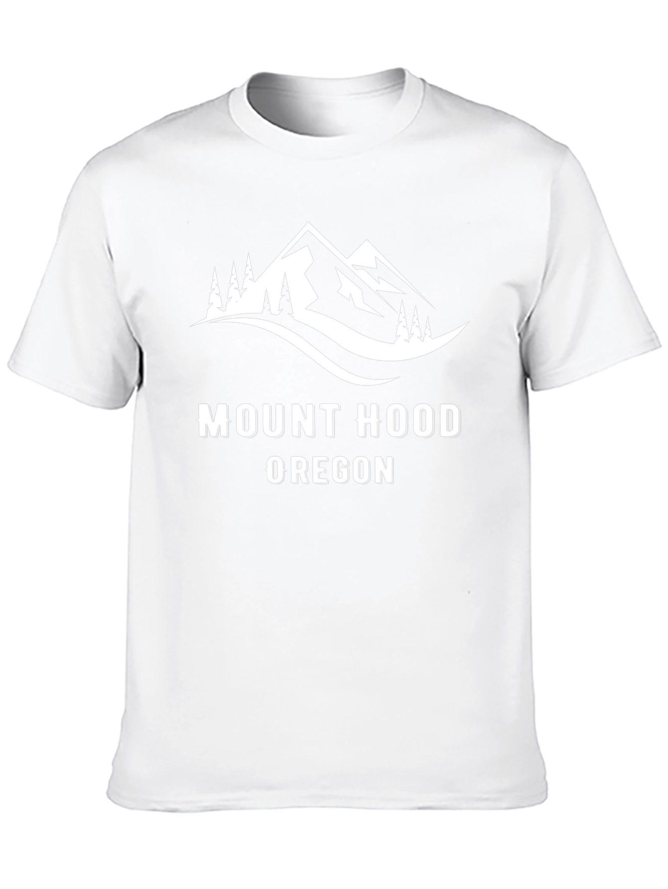 Mount Hood Oregon Graphic Tee - Black