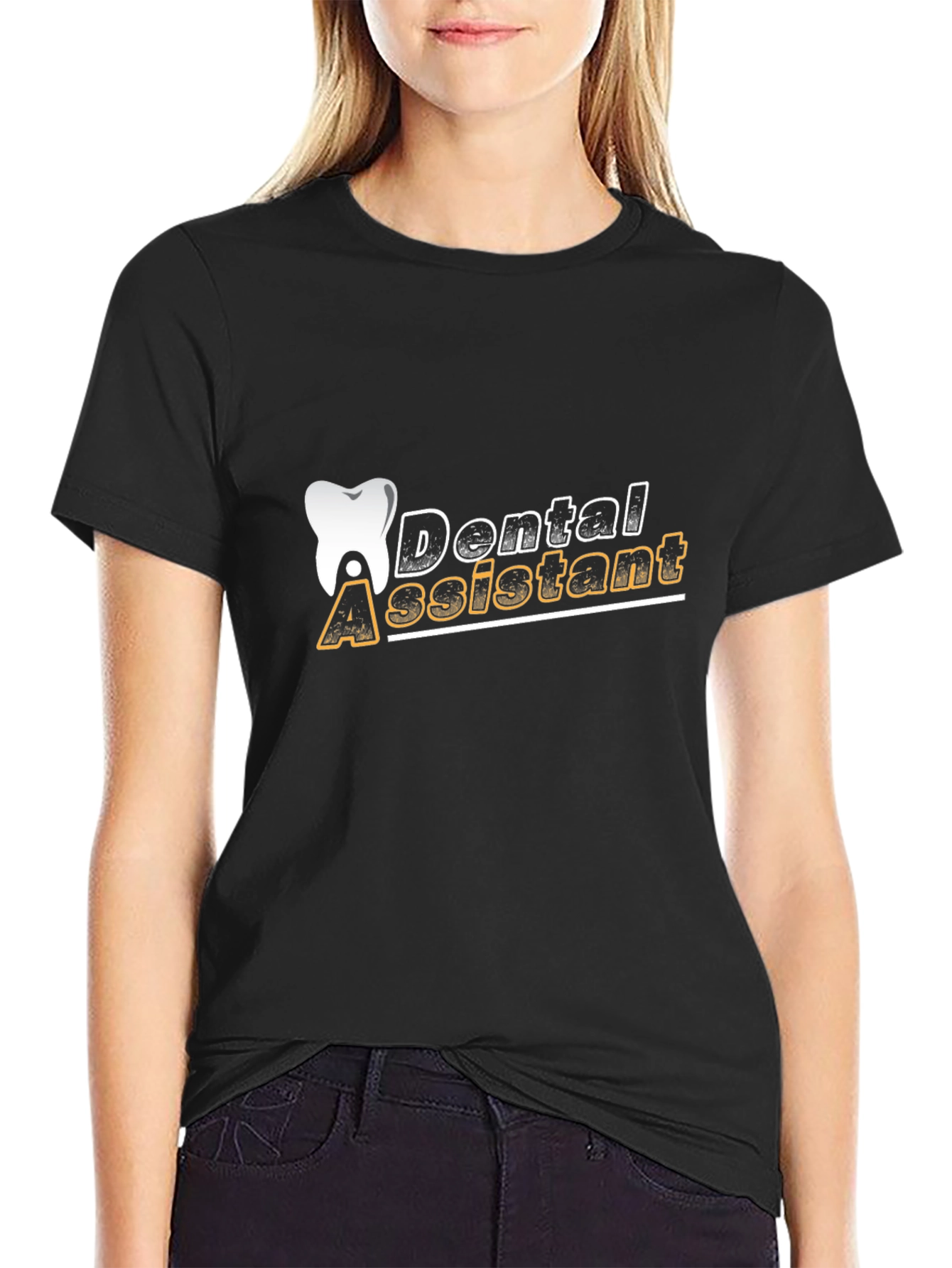 Dental Assistant T-Shirt - Black