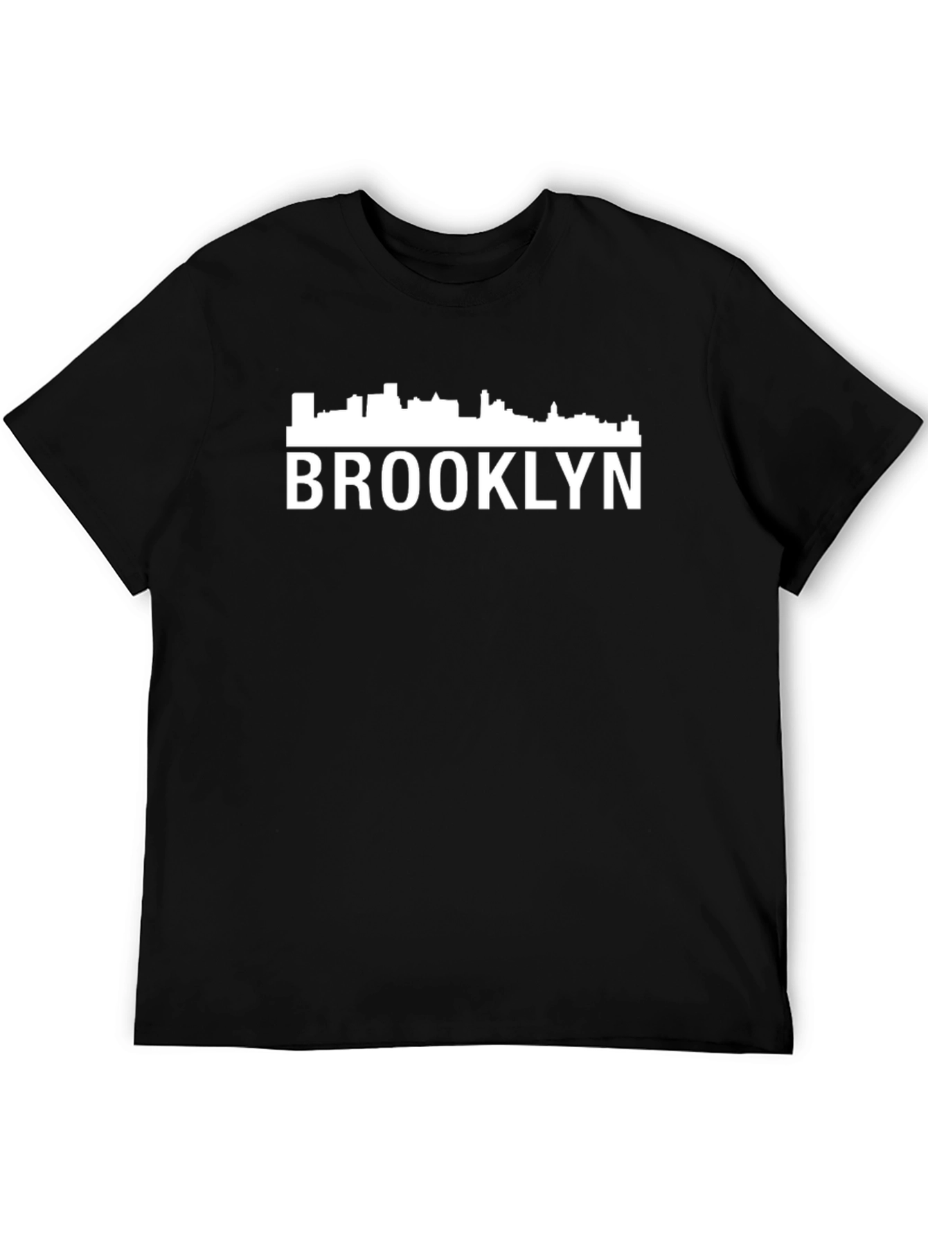 Brooklyn Skyline Graphic Tee - Black