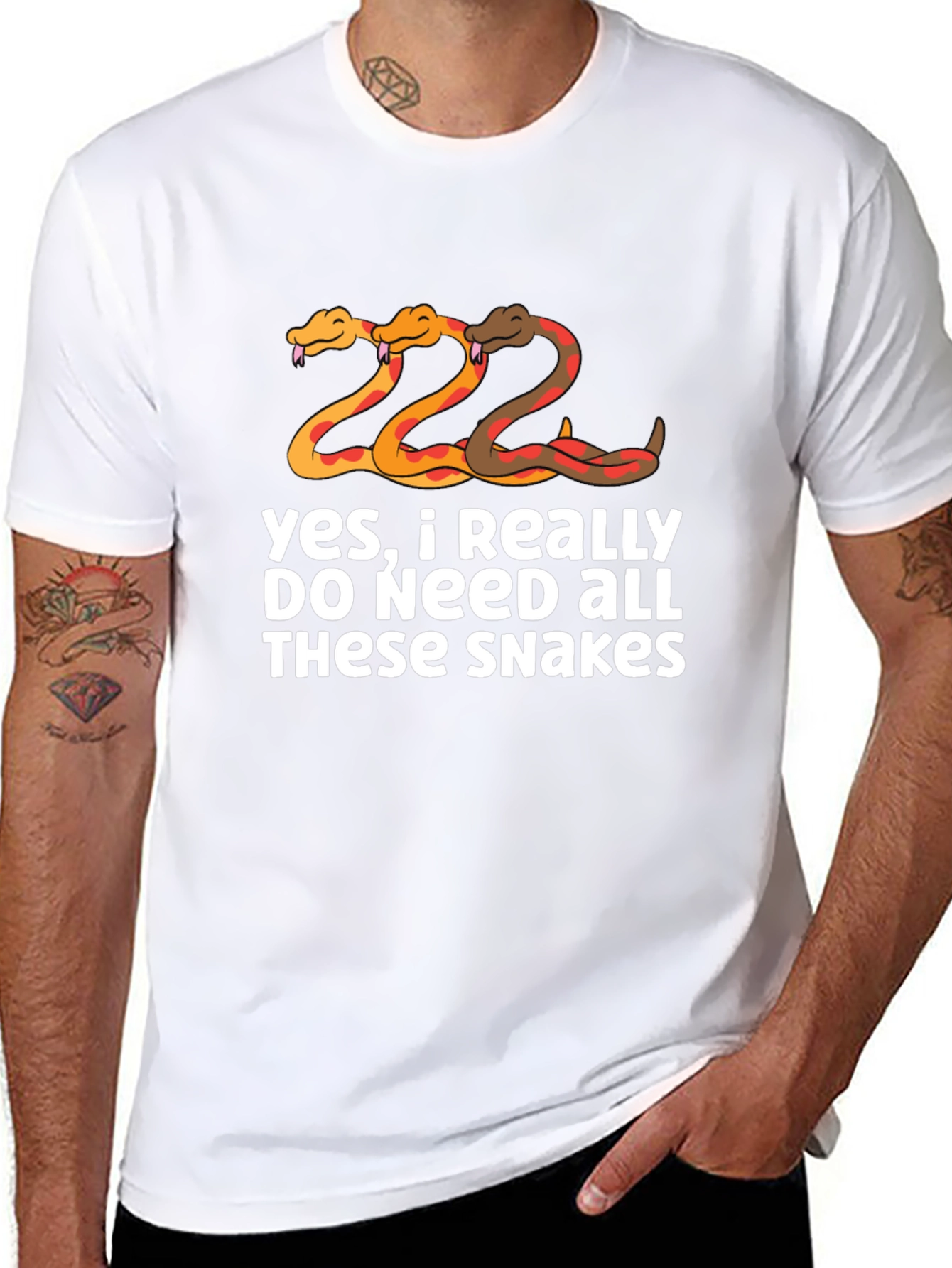 Snakes T-Shirt - I Need All These Snakes Tee