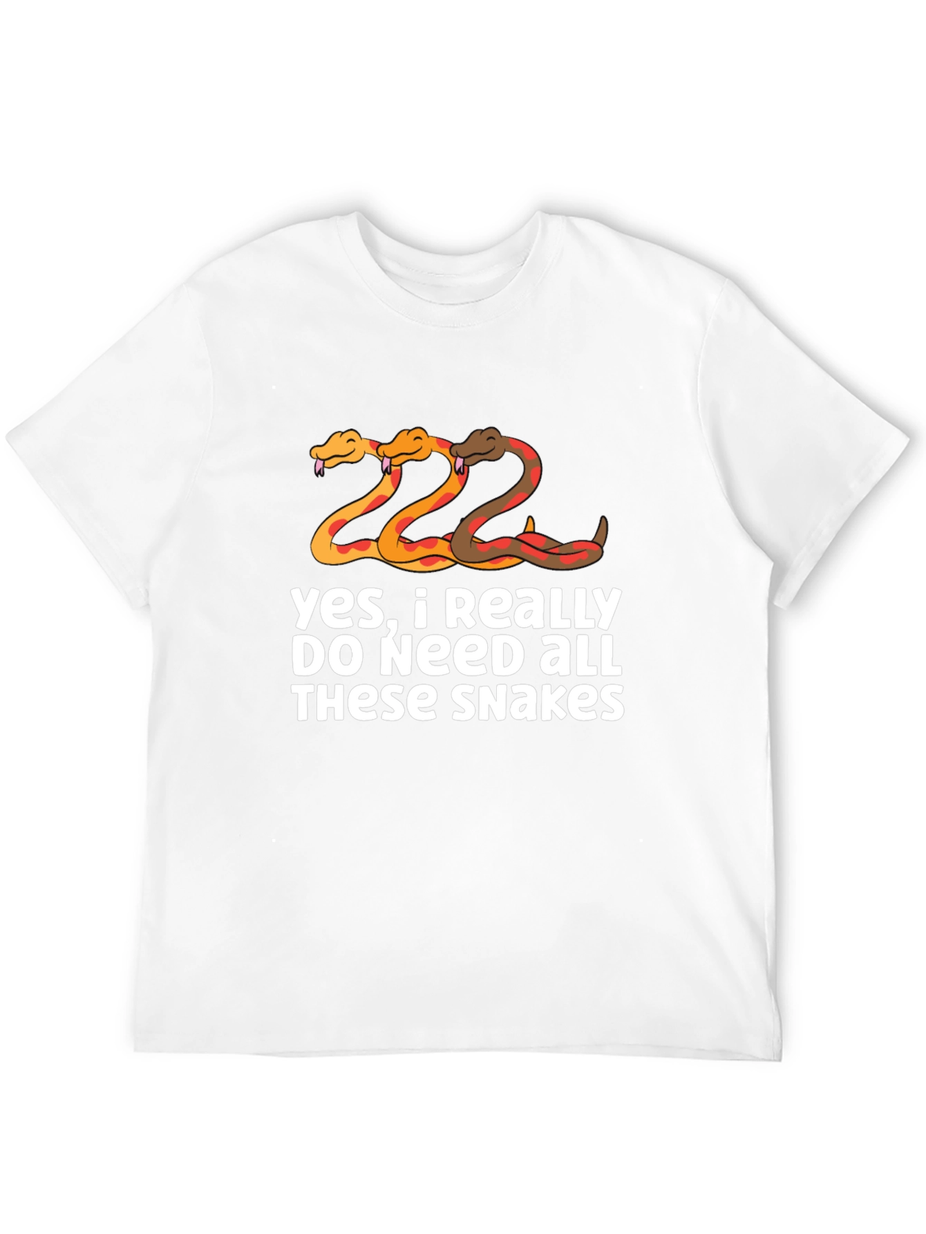 Snakes T-Shirt - I Need All These Snakes Tee