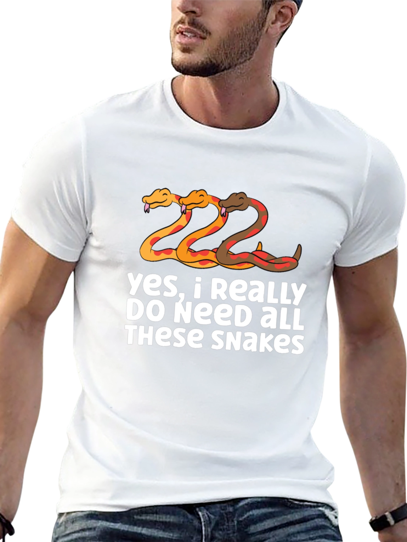 Snakes T-Shirt - I Need All These Snakes Tee