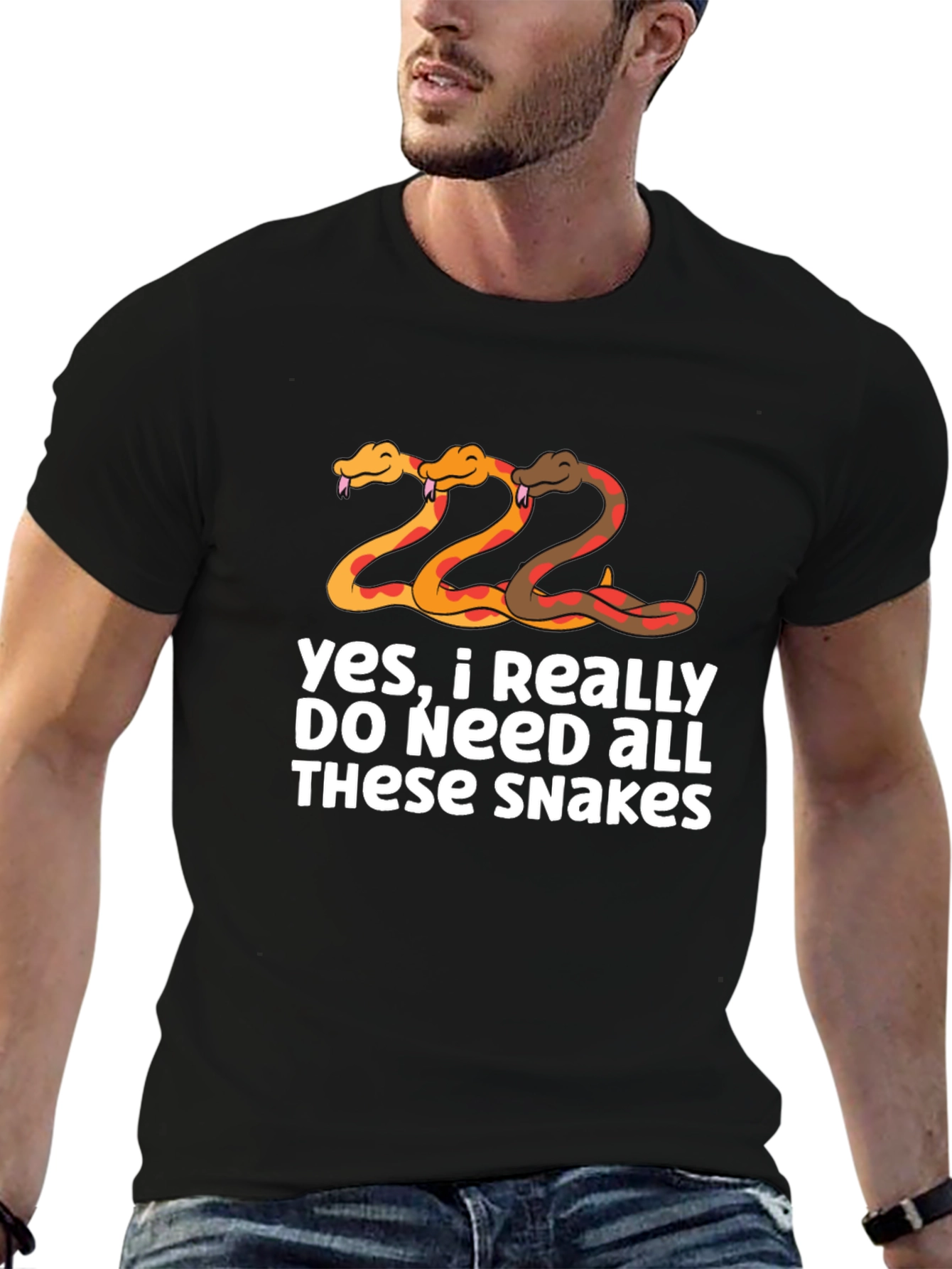 Snakes T-Shirt - I Need All These Snakes Tee