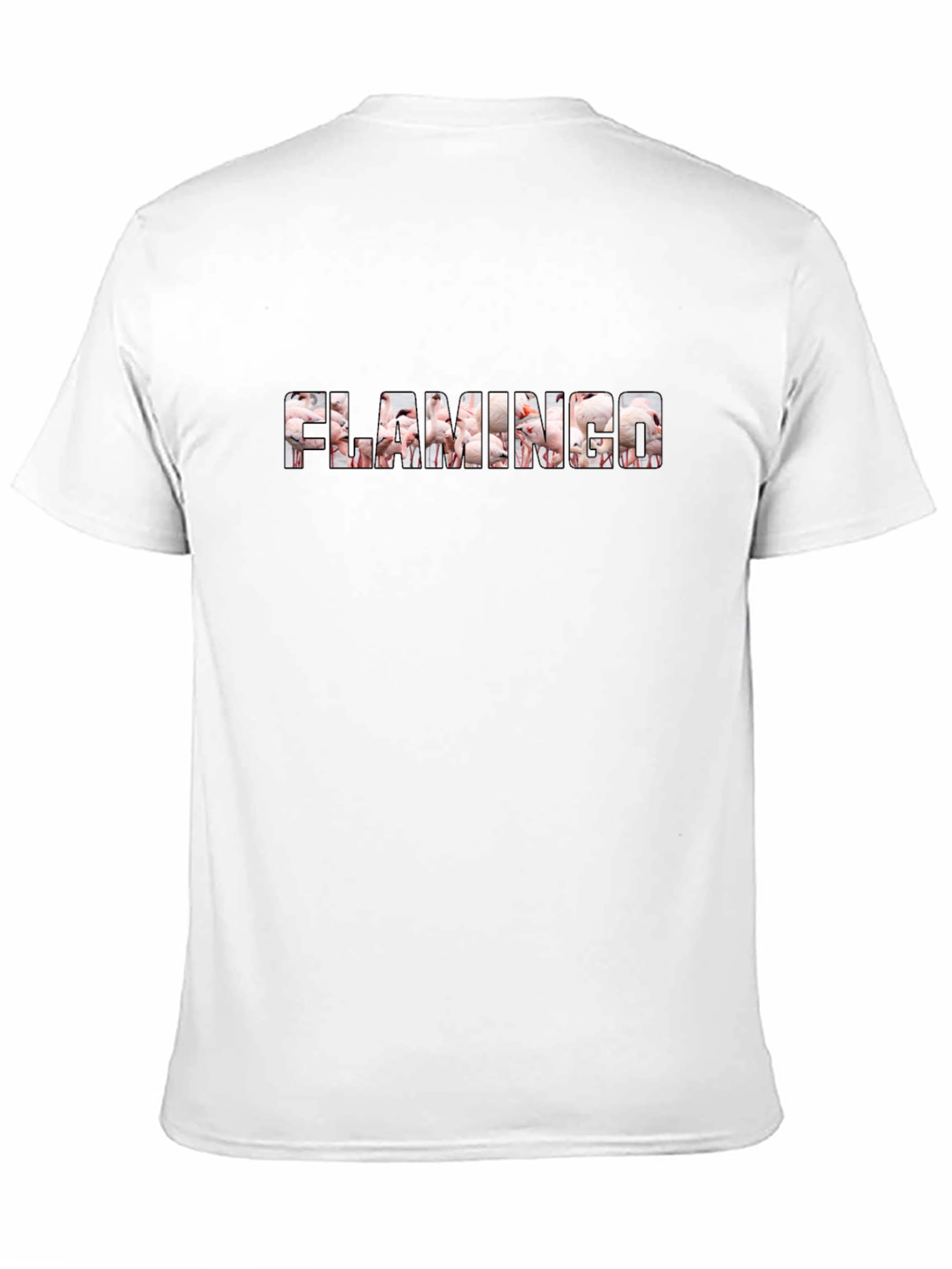 Flamingo Graphic Tee - Black Unisex T-Shirt