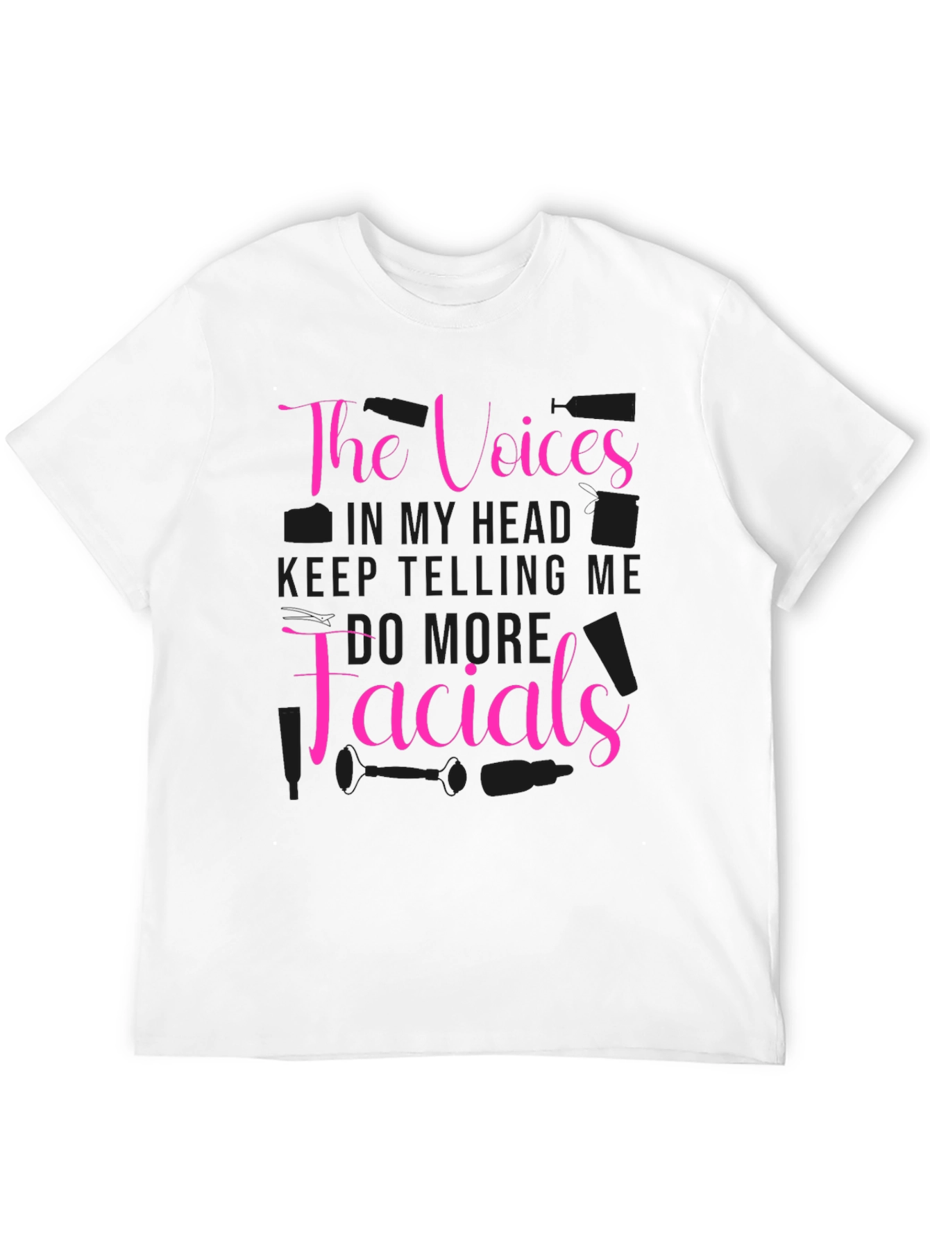 The Voices Facials Black T-Shirt