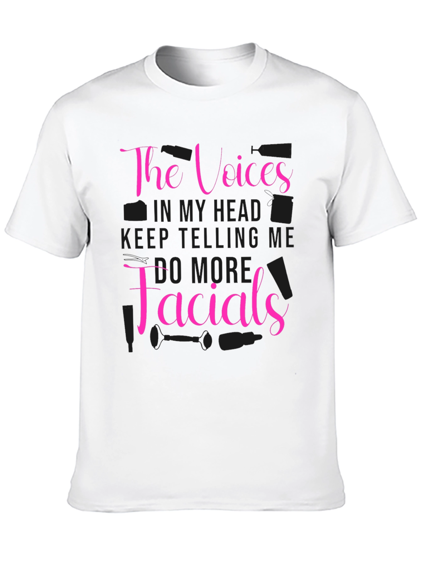 The Voices Facials Black T-Shirt