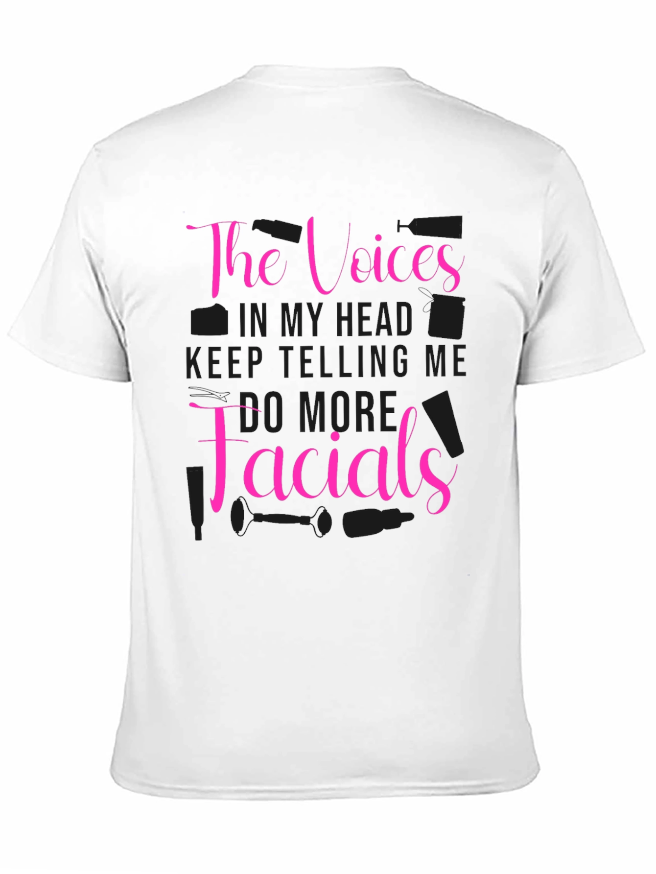 The Voices Facials Black T-Shirt