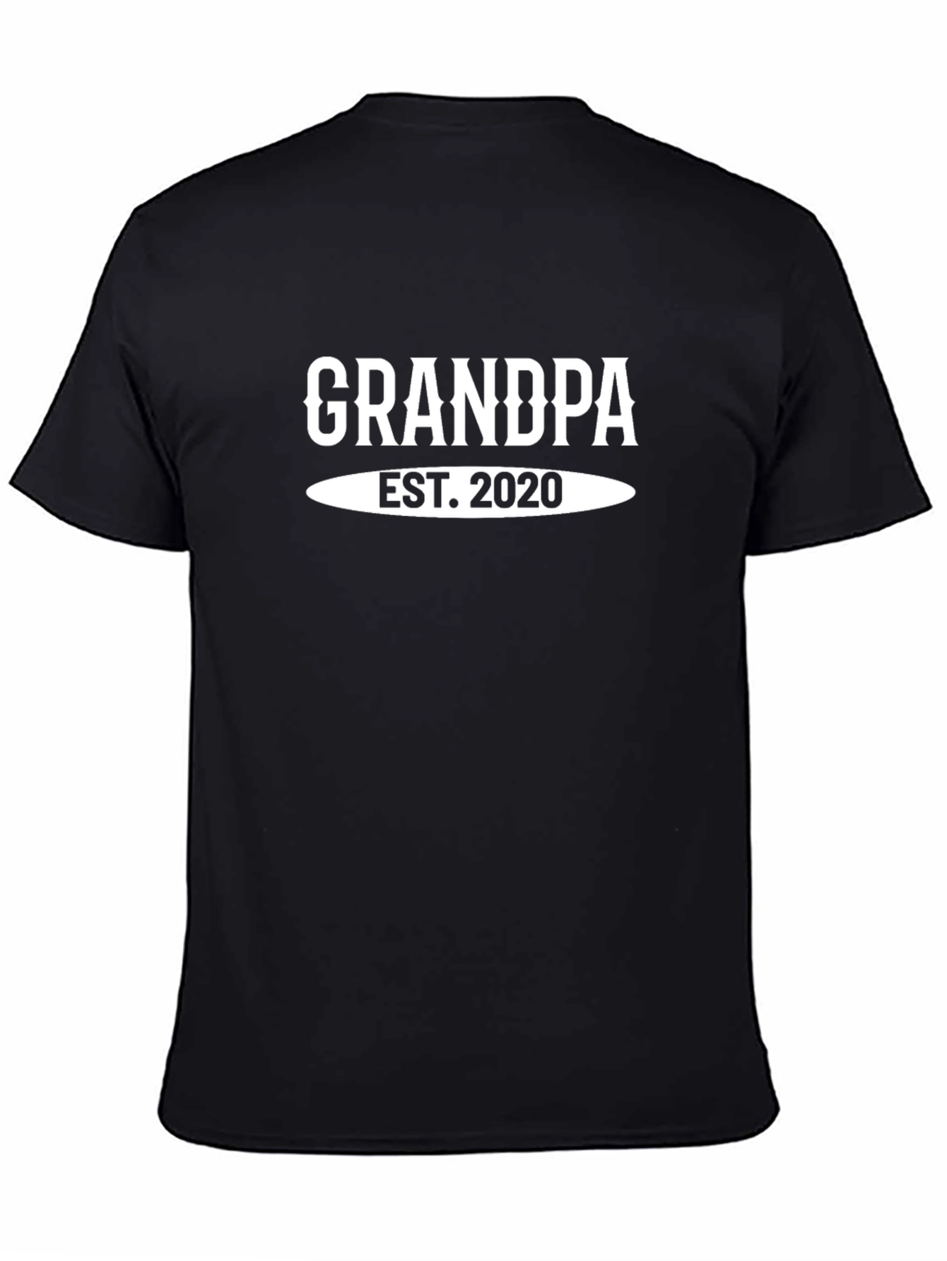 Grandpa Est. 2020 T-Shirt - New Grandfather Gift