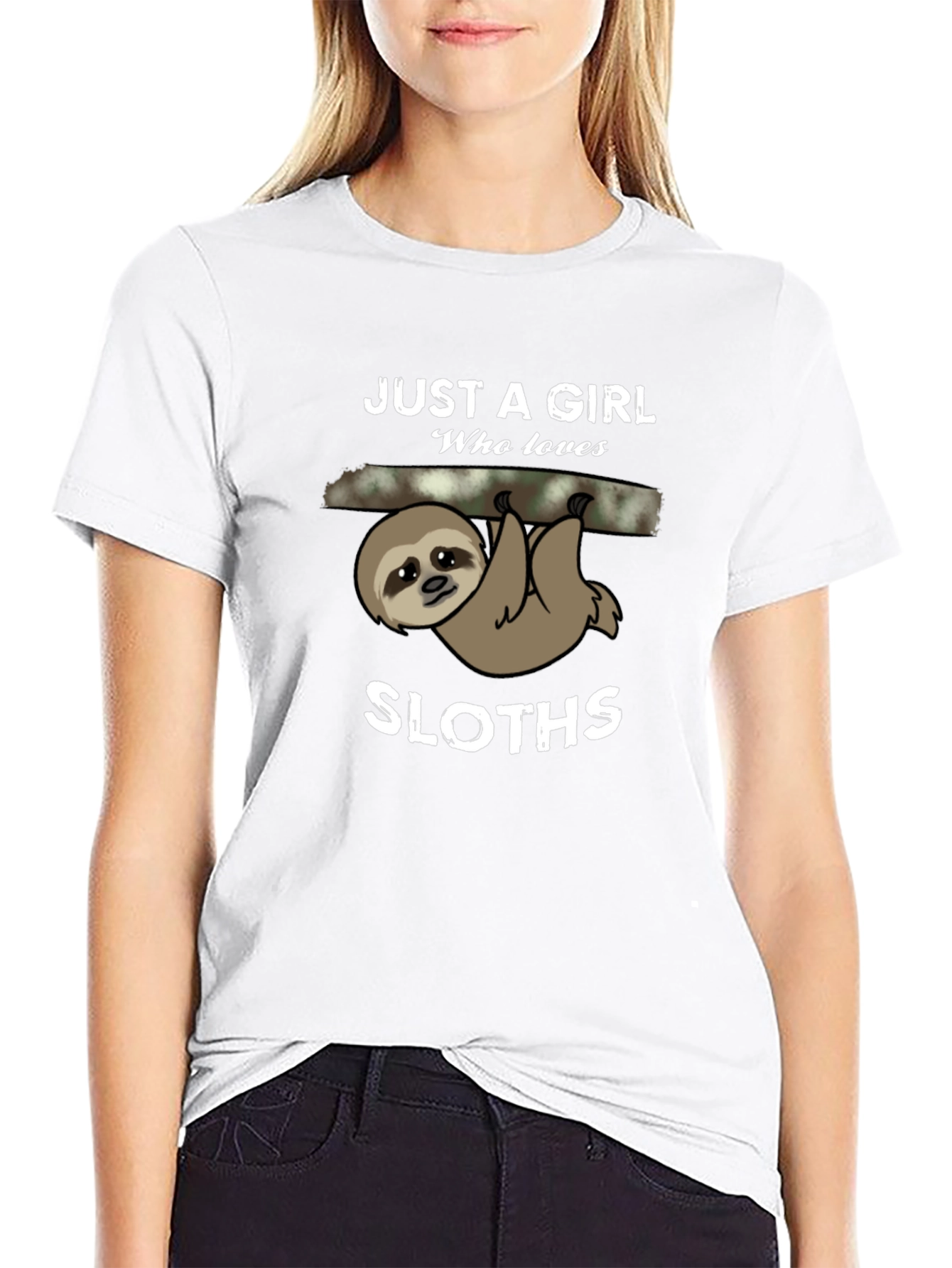 Just A Girl Who Loves Sloths T-Shirt