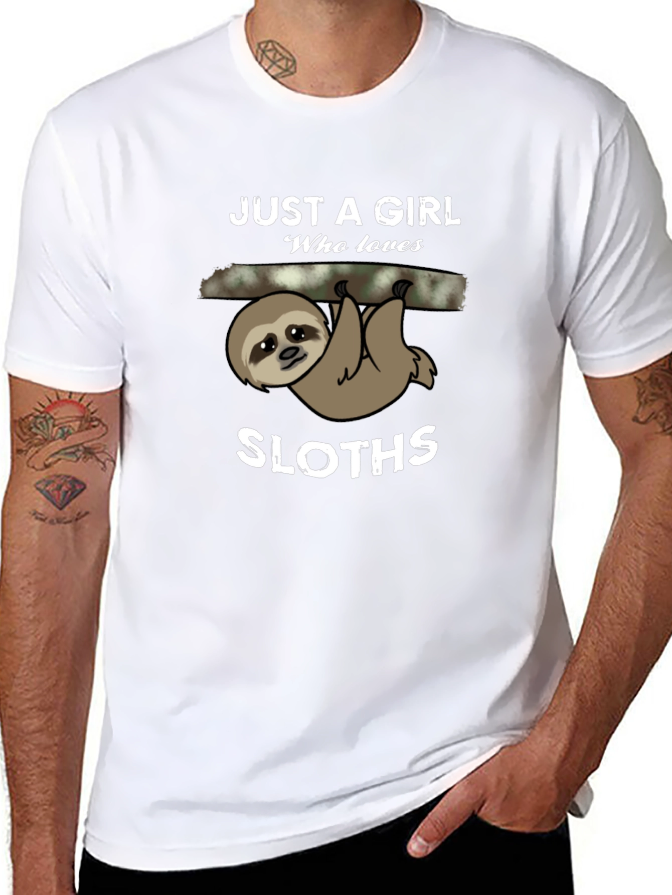 Just A Girl Who Loves Sloths T-Shirt
