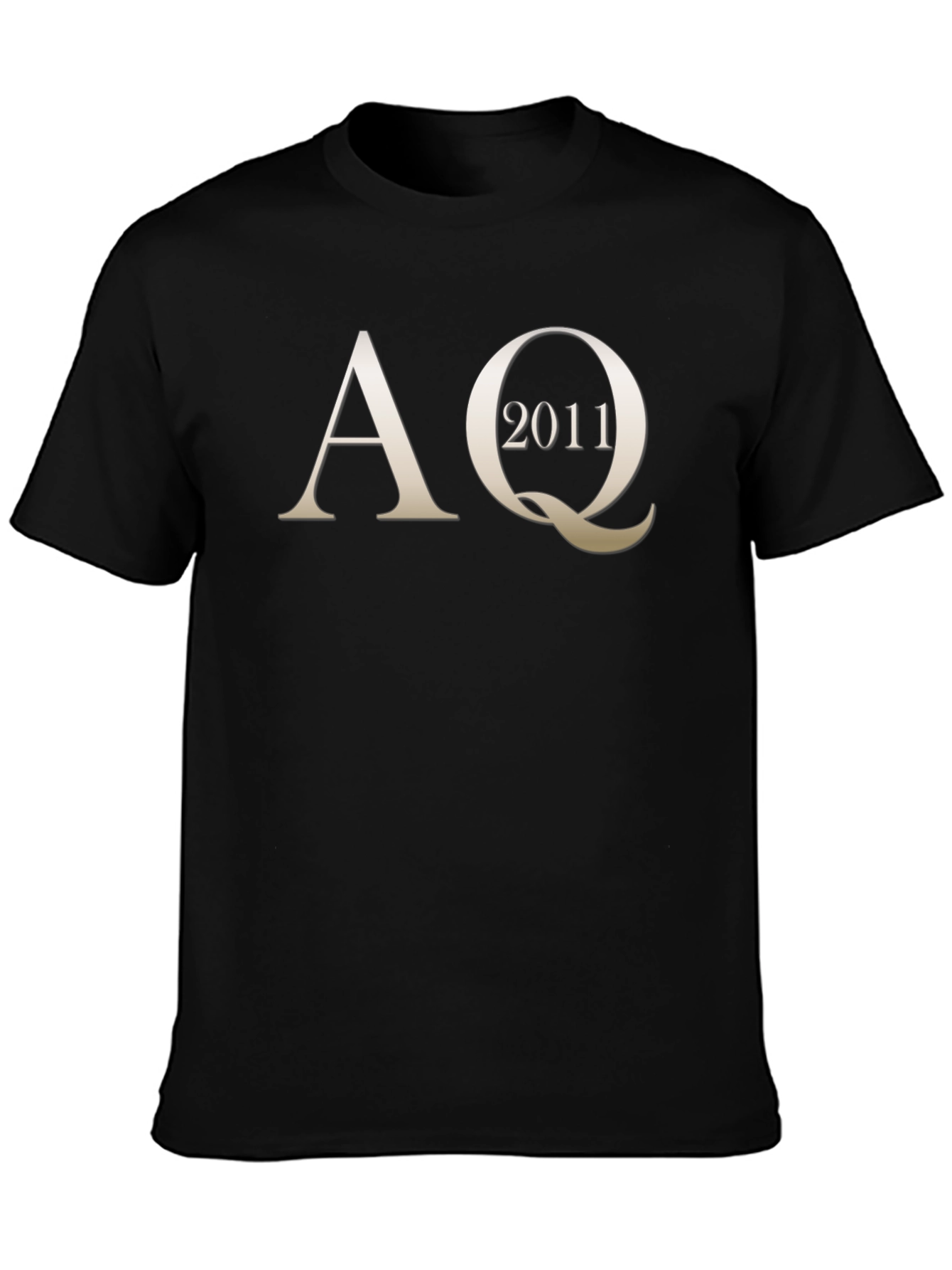 AQ 2011 Graphic Tee - Stylish Mens Black T-Shirt