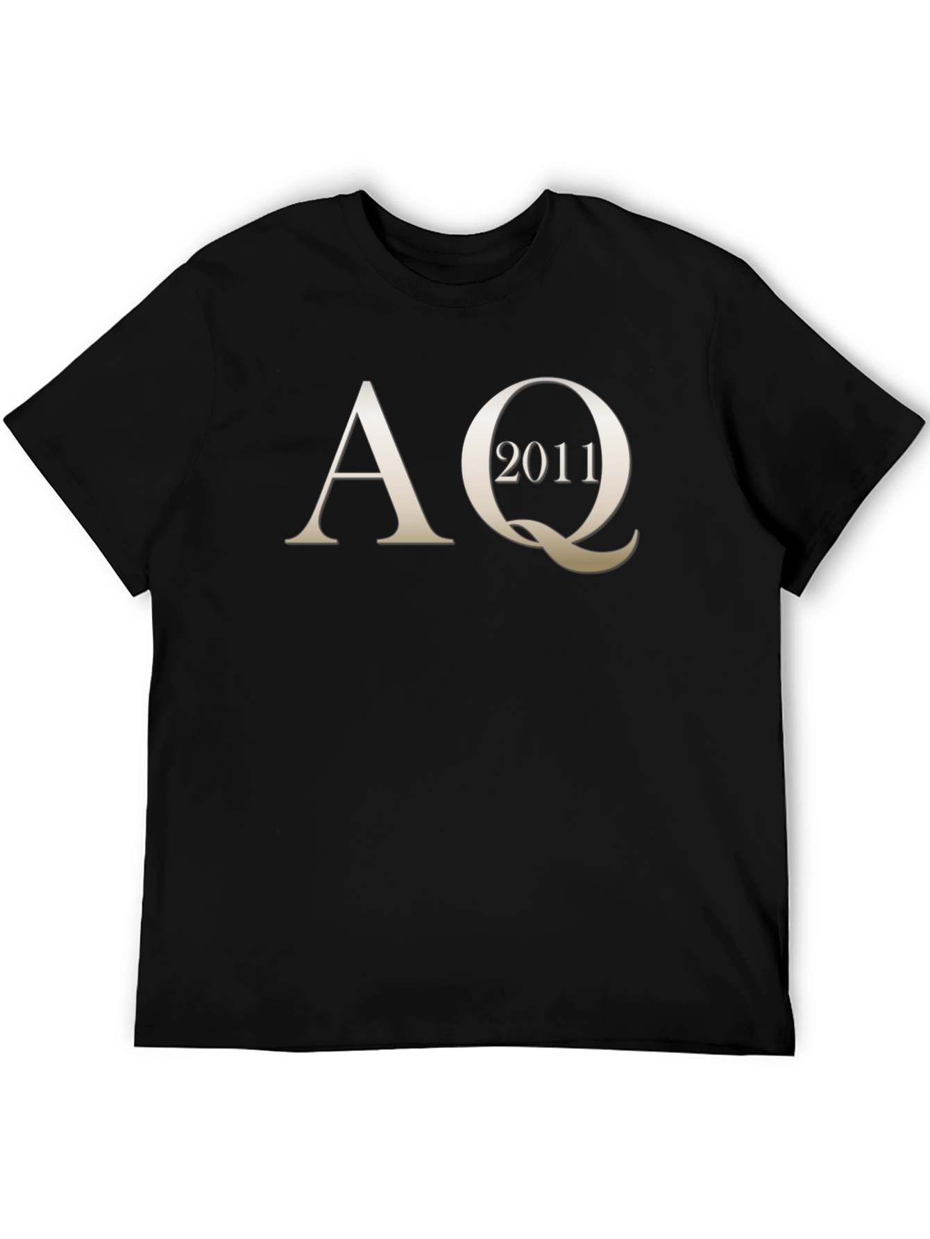 AQ 2011 Graphic Tee - Stylish Mens Black T-Shirt