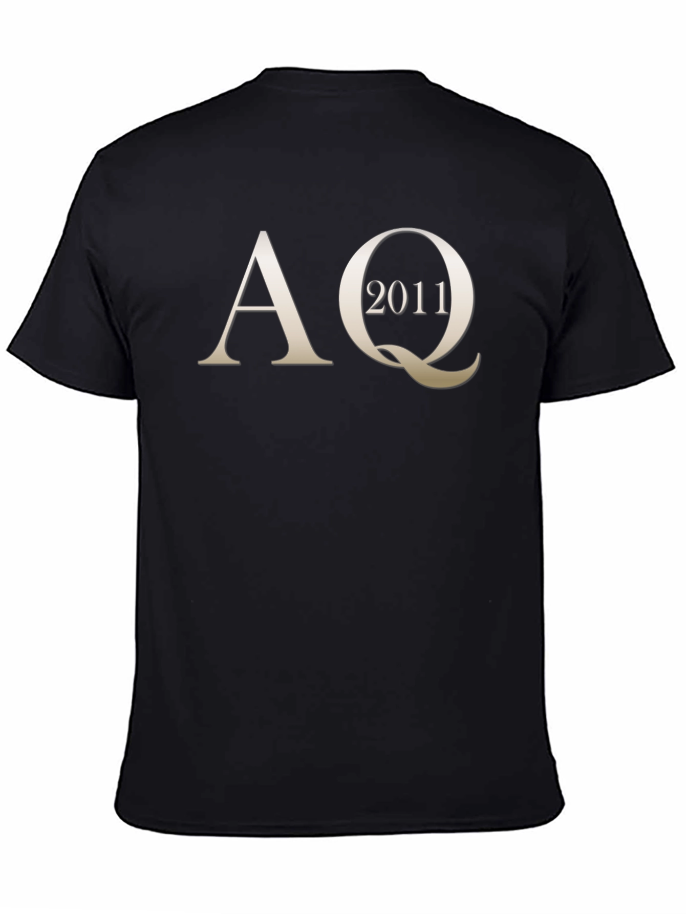 AQ 2011 Graphic Tee - Stylish Mens Black T-Shirt
