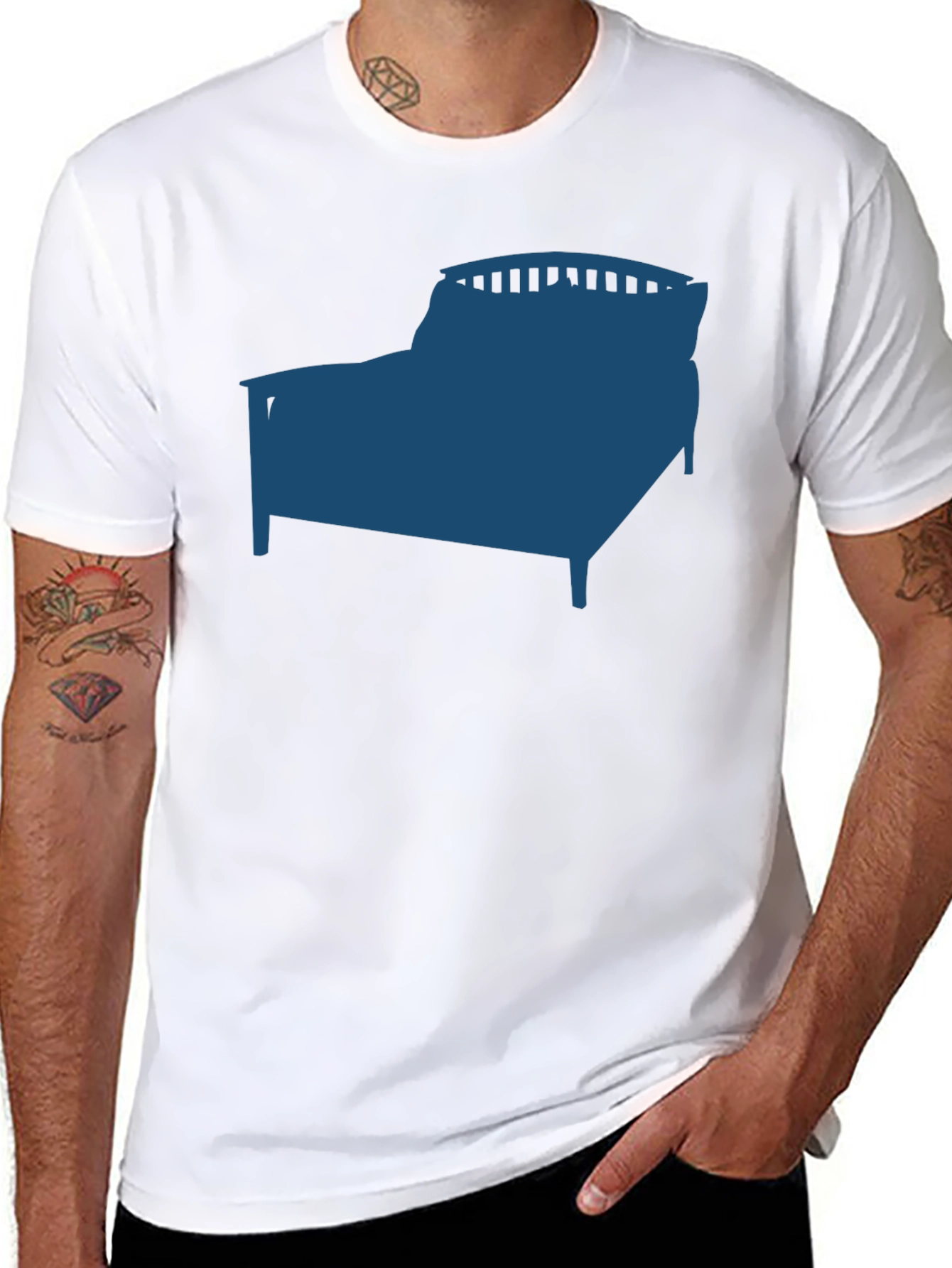 Novelty Bed Graphic T-Shirt