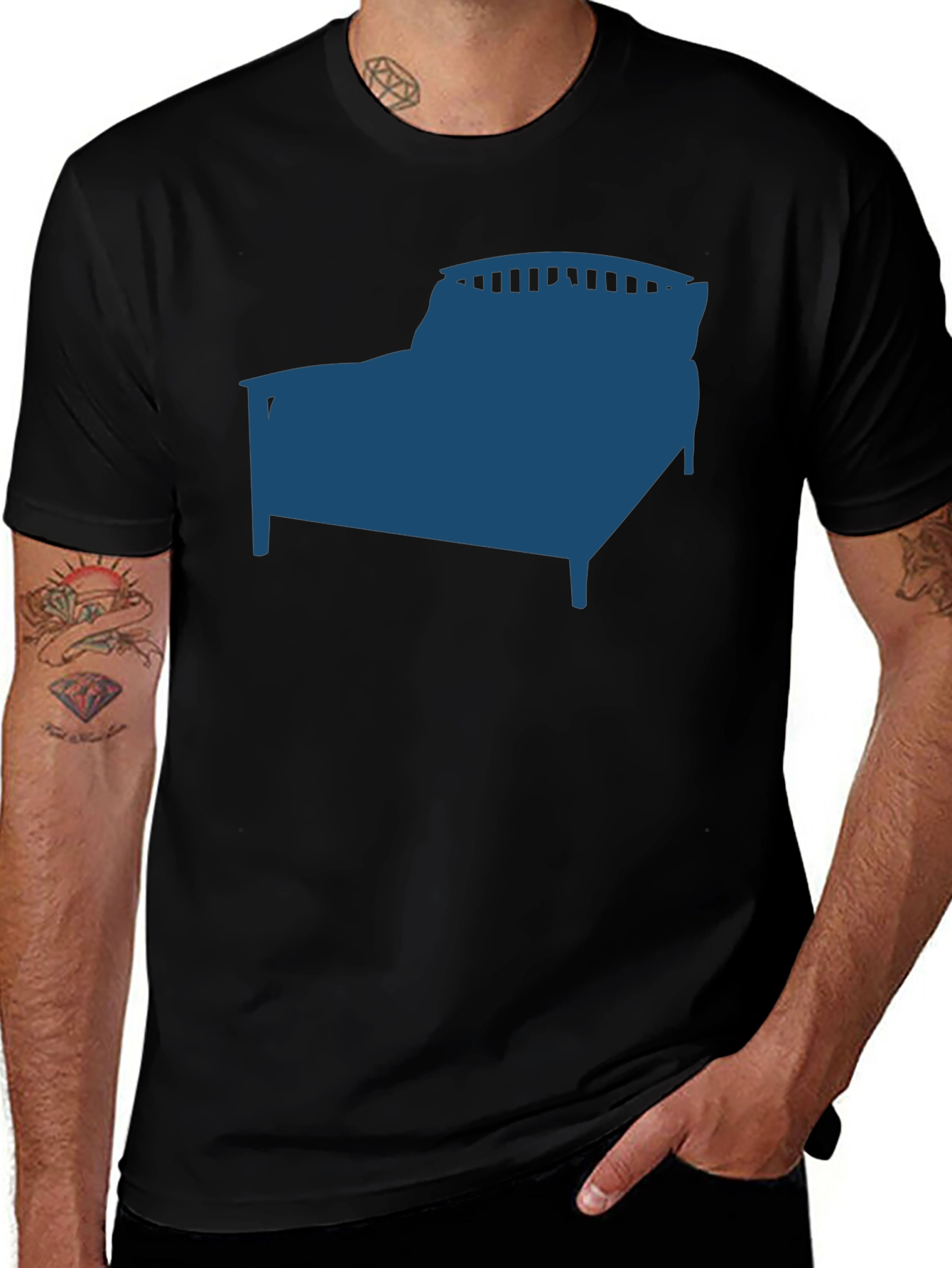 Novelty Bed Graphic T-Shirt