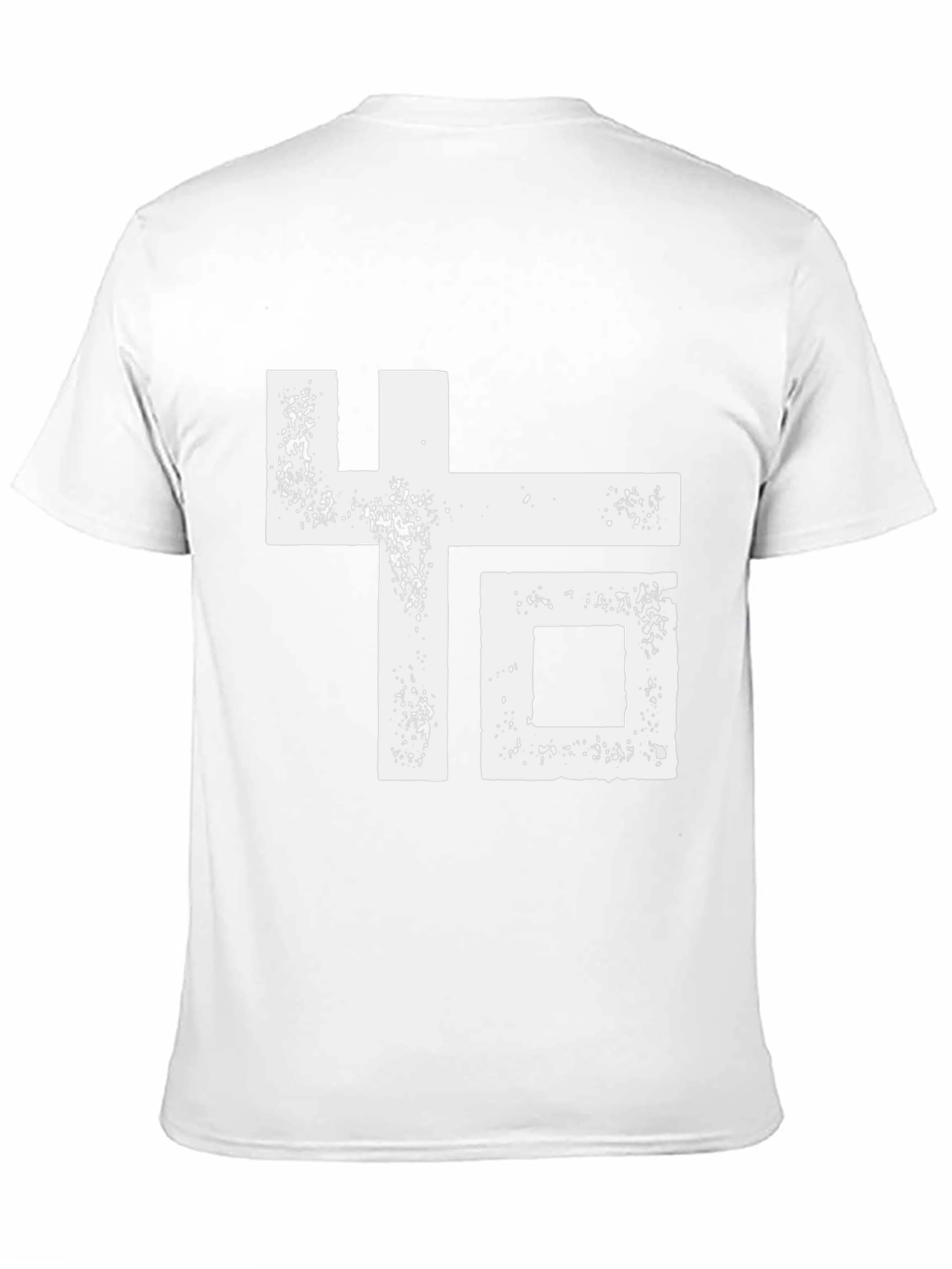 Abstract Graphic Print Black T-Shirt
