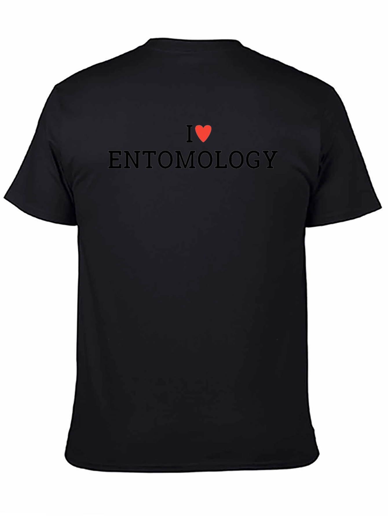 I Heart Entomology T-Shirt - Black Cotton Tee