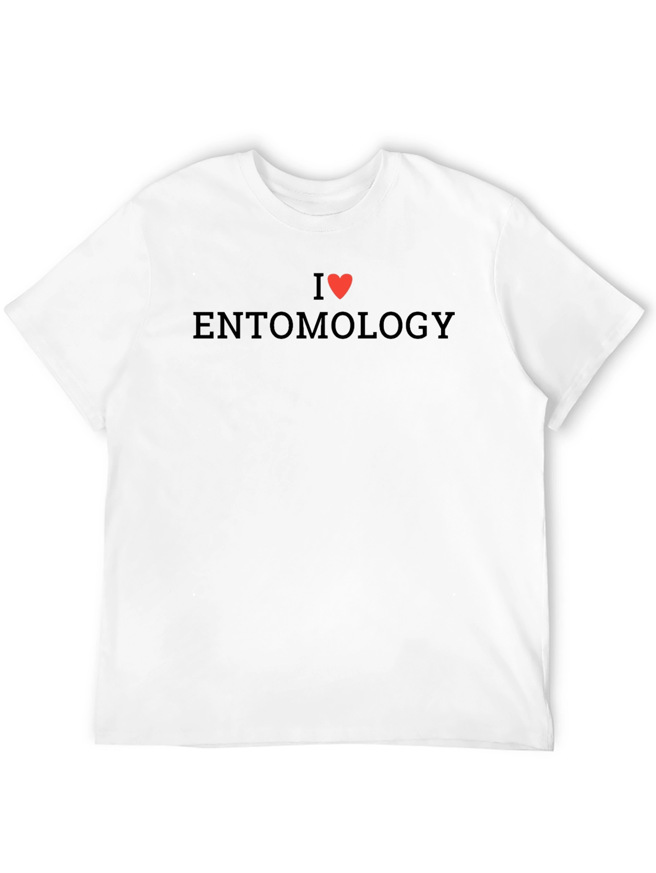 I Heart Entomology T-Shirt - Black Cotton Tee