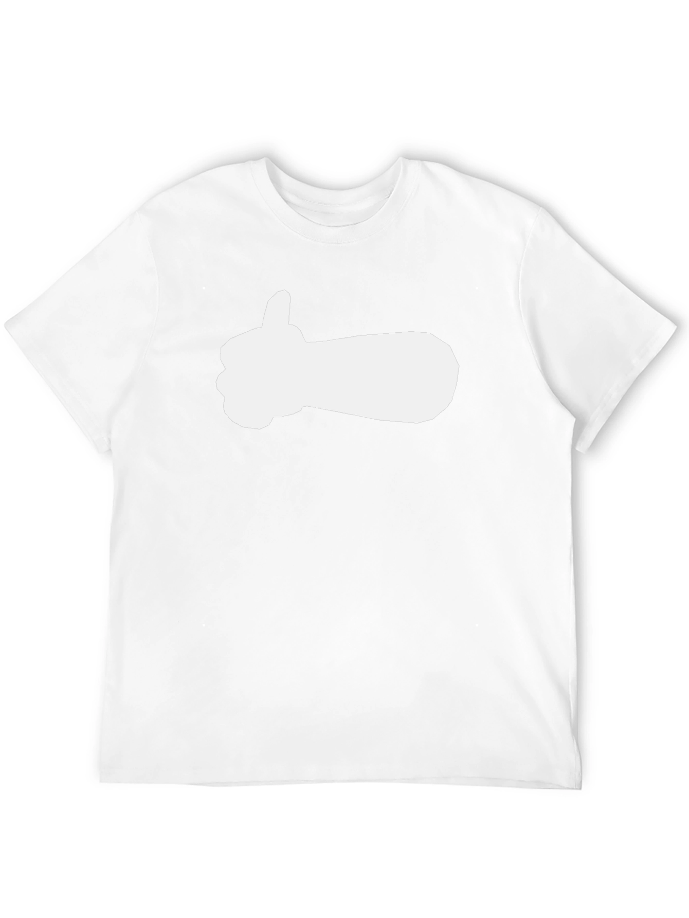 Thumbs Up Graphic Tee - Black Casual Shirt